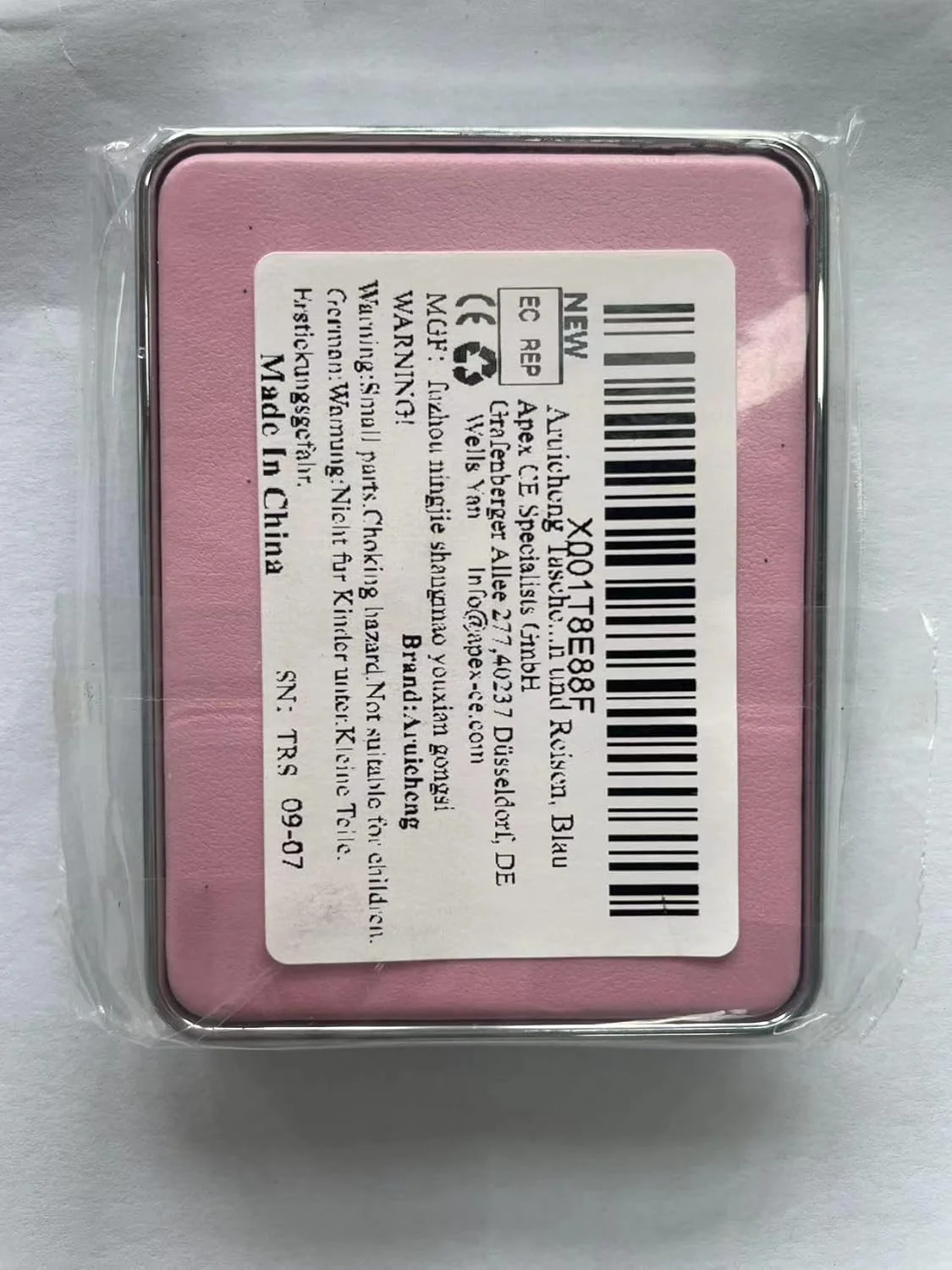 آینه آرایشی مسافرتی جمع و جور Aruicheng، آینه جیبی با بزرگنمایی 1X/2X، آینه دو طرفه دستی تاشو، هدیه برای زنان و دختران
