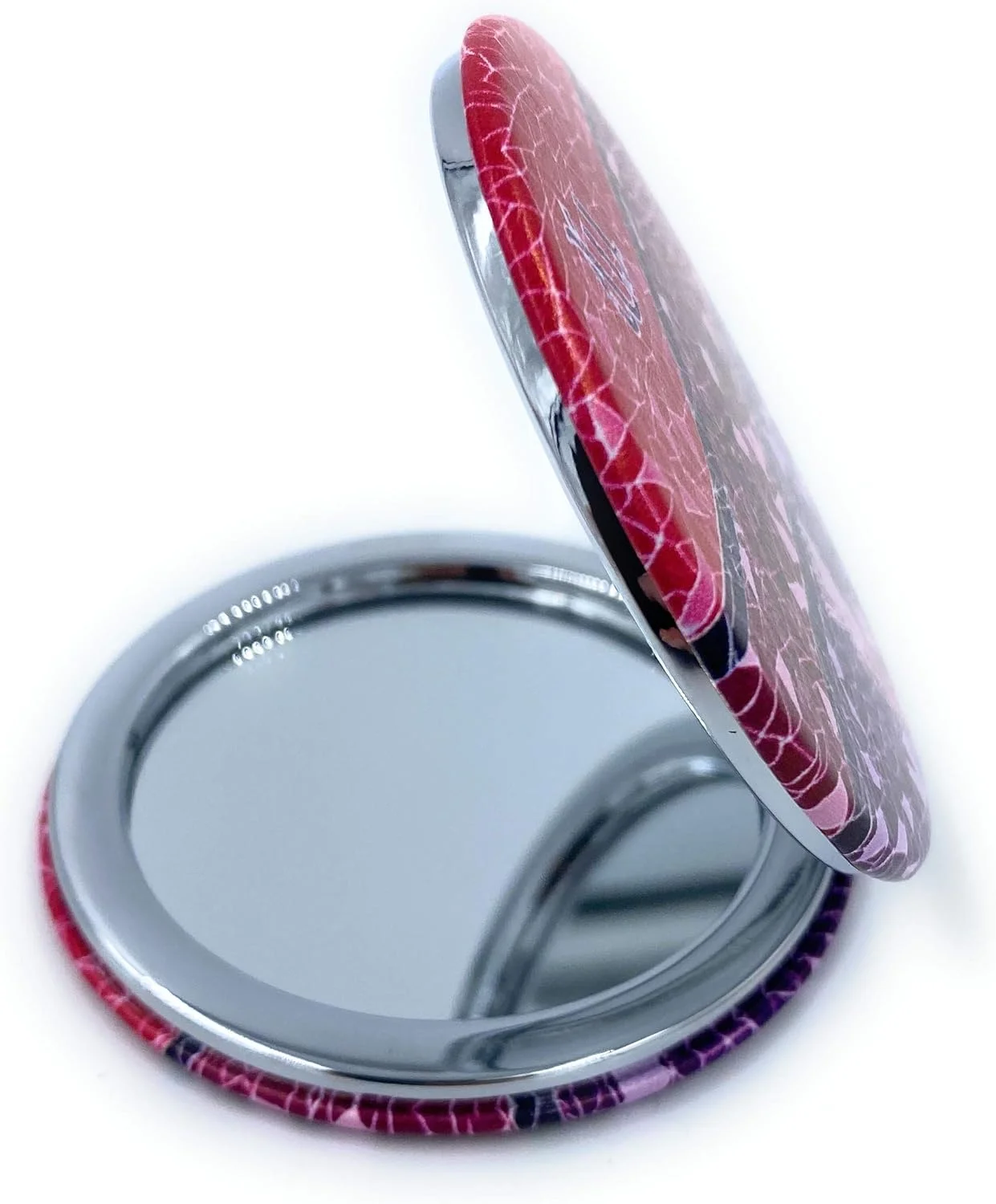 Aeisage Pocket Small Mirror Compact Aquarius Makeup Gift for Women Birthday with Zodiac Aquarius Sign Pocket Charms Diameter 2.75 x 0.4 Thickness