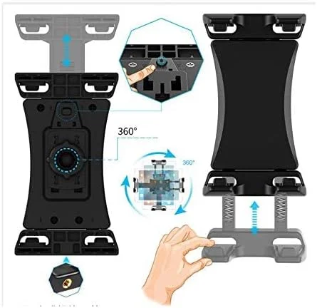 نگهدارنده تبلت پرومِیج آیپد، پایه نگهدارنده قابل تنظیم 360 درجه برای اپل آیپد پرو 12.9، 11، 10.5، 9.7، مینی (تبلت های 7-13 اینچی) - بدون پایه نگهدارنده تبلت پرومِیج آیپد، پایه نگهدارنده قابل تنظیم 360 درجه برای اپل آیپد پرو 12.9، 11، 10.5، 9.7، مینی (تبلت های 7-13 اینچی) - بدون پایه