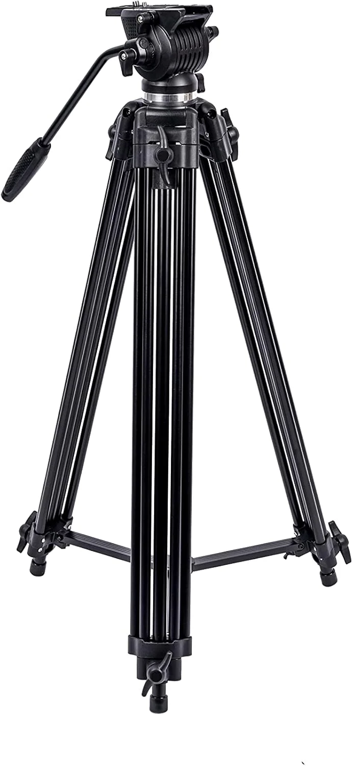 سه پایه فیلمبرداری حرفه ای Promage PMT-550 | آلیاژ آلومینیوم با هد مایع، دسته بلند و کیف حمل (89-185 سانتی متر) | ساختار قوی برای دوربین های فیلمبرداری بزرگ سه پایه فیلمبرداری حرفه ای Promage PMT-550 | آلیاژ آلومینیوم با هد مایع، دسته بلند و کیف حمل (89-185 سانتی متر) | ساختار قوی برای دوربین های فیلمبرداری بزرگ