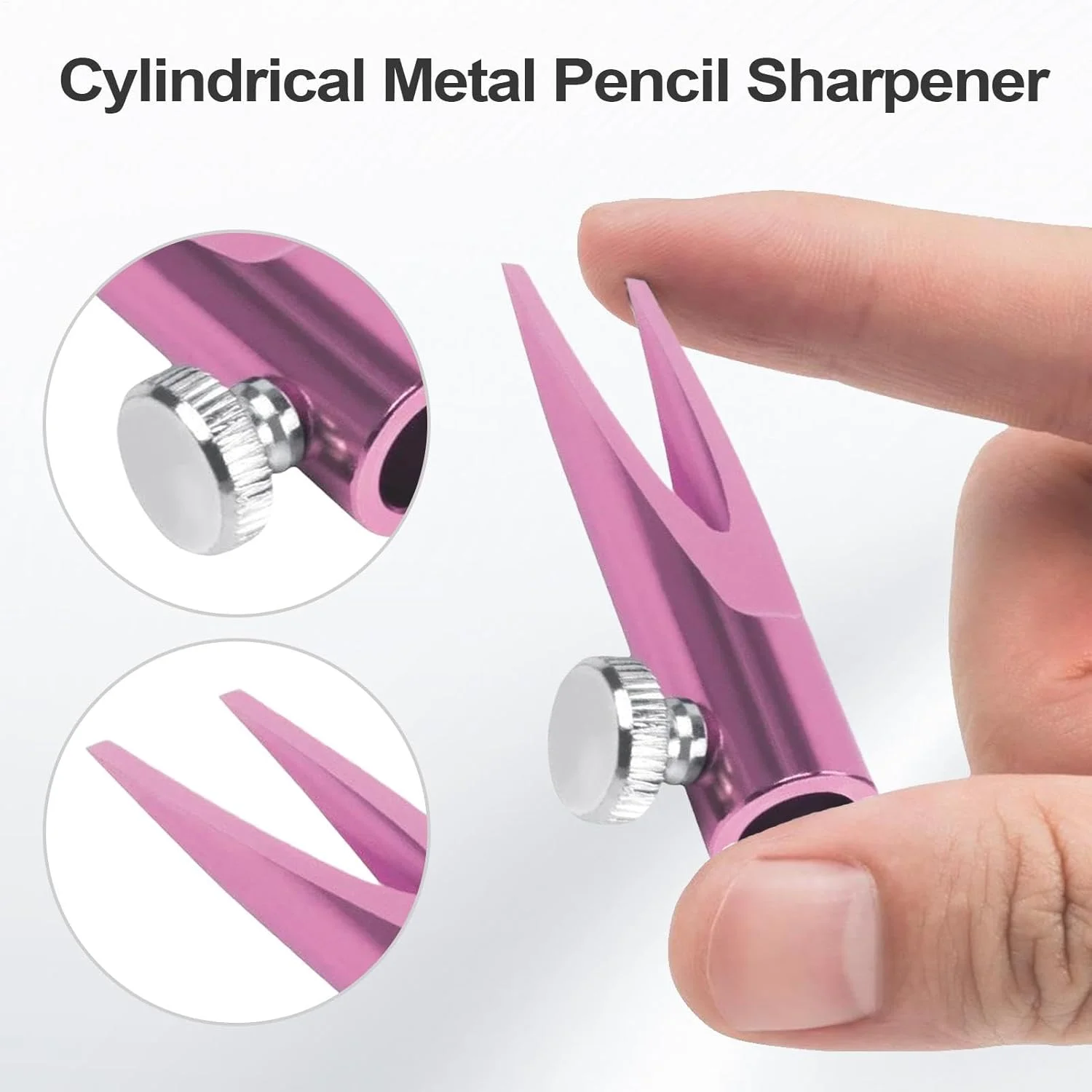 تراش مداد چشم - تراش لوازم آرایشی فلزی جمع و جور - ابزار چند منظوره برای تراشیدن مداد آرایشی برای دوست دختر، همسر، دوست تراش مداد چشم - تراش لوازم آرایشی فلزی جمع و جور - ابزار چند منظوره برای تراشیدن مداد آرایشی برای دوست دختر، همسر، دوست