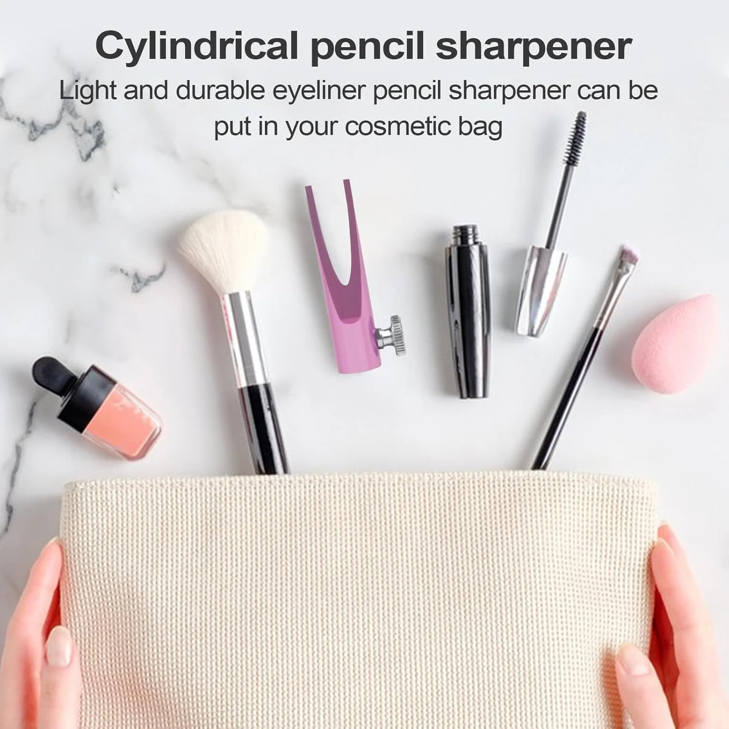 تراش مداد چشم - دستگاه تراش مداد ابرو مناسب مسافرت | ابزار تراش چند منظوره مداد آرایشی برای دوست دختر، همسر، دوست تراش مداد چشم - دستگاه تراش مداد ابرو مناسب مسافرت | ابزار تراش چند منظوره مداد آرایشی برای دوست دختر، همسر، دوست