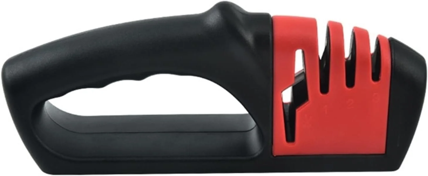 تیزکننده حرفه ای ریش تراش برقی AUEMNUR، راهنمای زاویه دقیق برای ریش تراش سه مرحله ای تیغه مستقیم، دستیار آشپزخانه