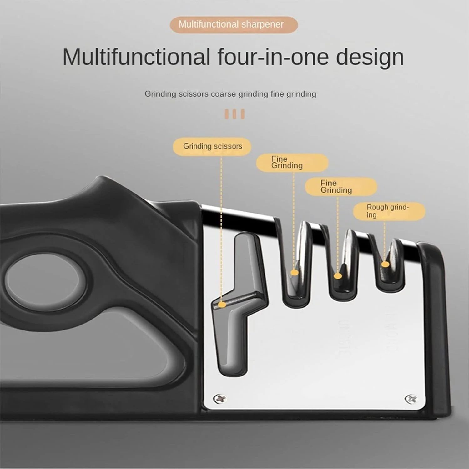 چاقو تیزکن آشپزخانه AUEMNUR، ابزار حرفه ای برزیلی سنگی سرامیکی برای قیچی تیز کردن سنگ