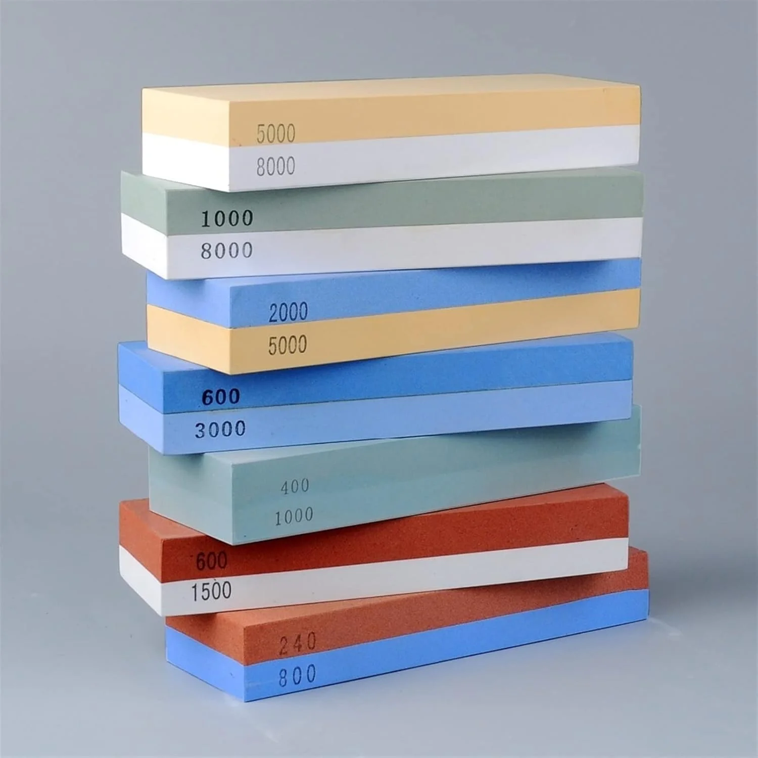 چاقو تیز کن حرفه ای AUEMNUR، سنگ نفت تیز کننده چاقو، سنگ آب آشپزخانه دو طرفه (مجموعه 3 عددی) چاقو تیز کن حرفه ای AUEMNUR، سنگ نفت تیز کننده چاقو، سنگ آب آشپزخانه دو طرفه (مجموعه 3 عددی)