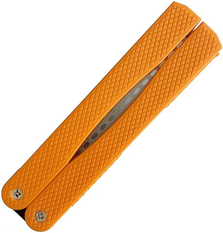 چاقو تیز کن AUEMNUR تاشو دو طرفه جدید، سنگ الماسه تیز کننده چاقو، ابزار آشپزخانه