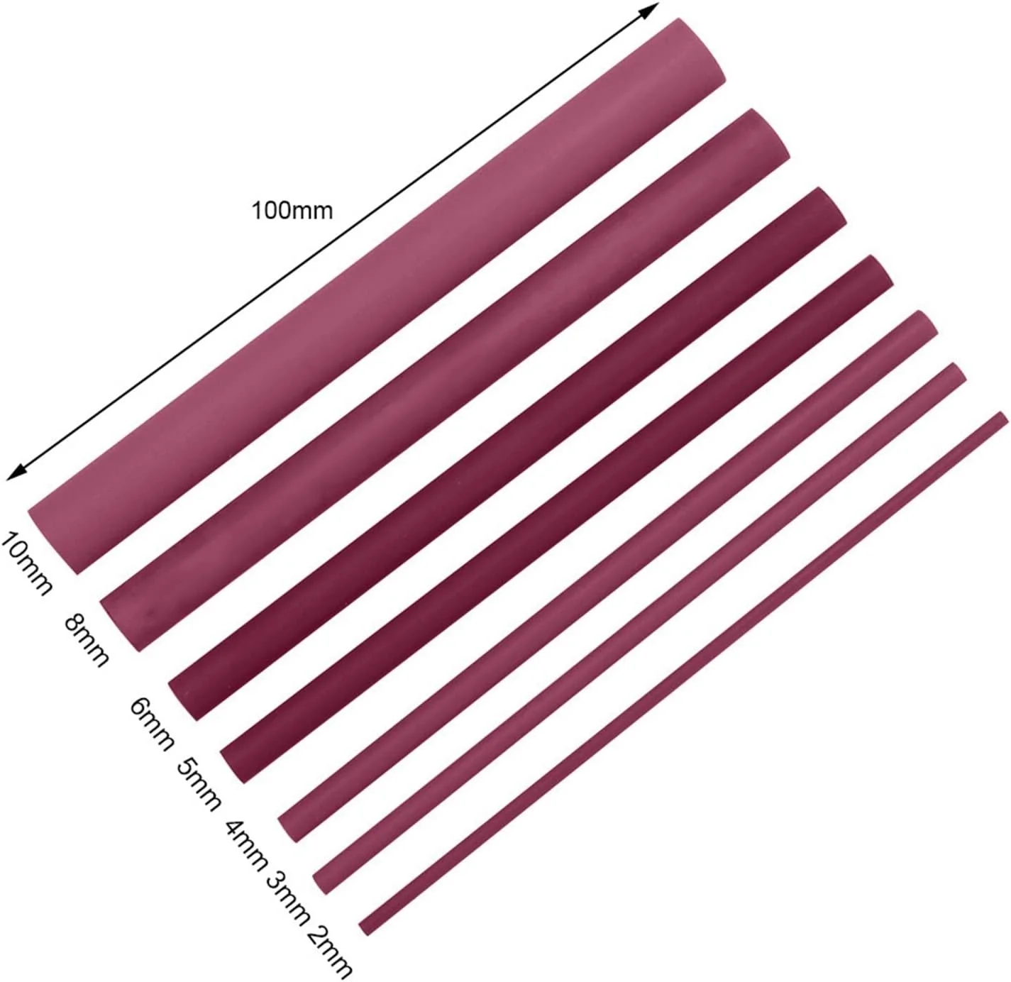 تیزکن AUEMNUR 2-10 میلی متر سنباده پولیش مخروطی ابزار تیز کردن سنگ چاقو برای همه چاقوهای لوازم آشپزخانه خانگی (رنگ: 2 میلی متر)