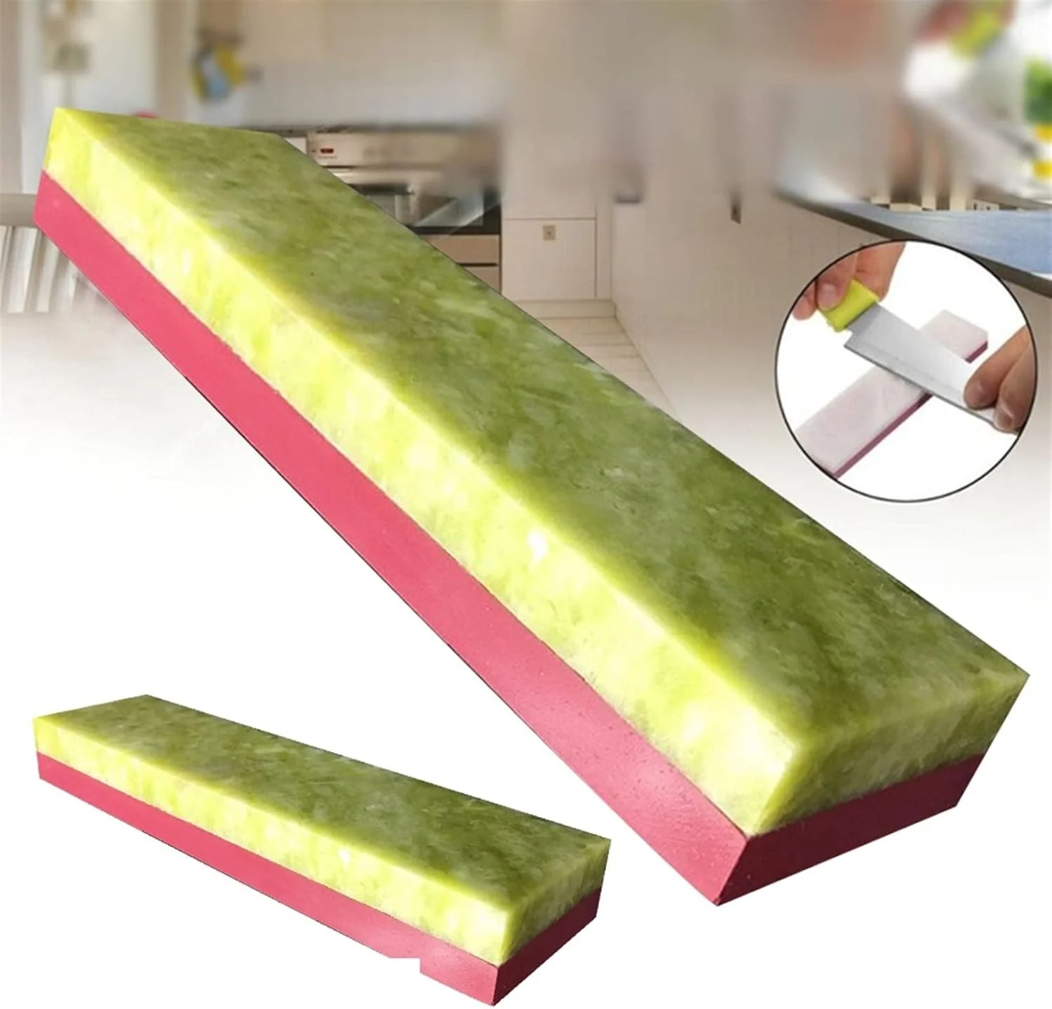 تیز کننده چاقو AUEMNUR، سنگ روغنی با دانه بندی ریز، مناسب برای پولیش، سنگ چاقوتیزکن آشپزخانه