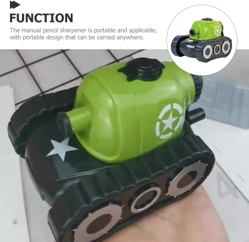 مداد تراش رومیزی آرتی بتر، ابزاری دستی و کارتونی با رنگ روشن برای لوازم مدرسه، سبک و قابل حمل