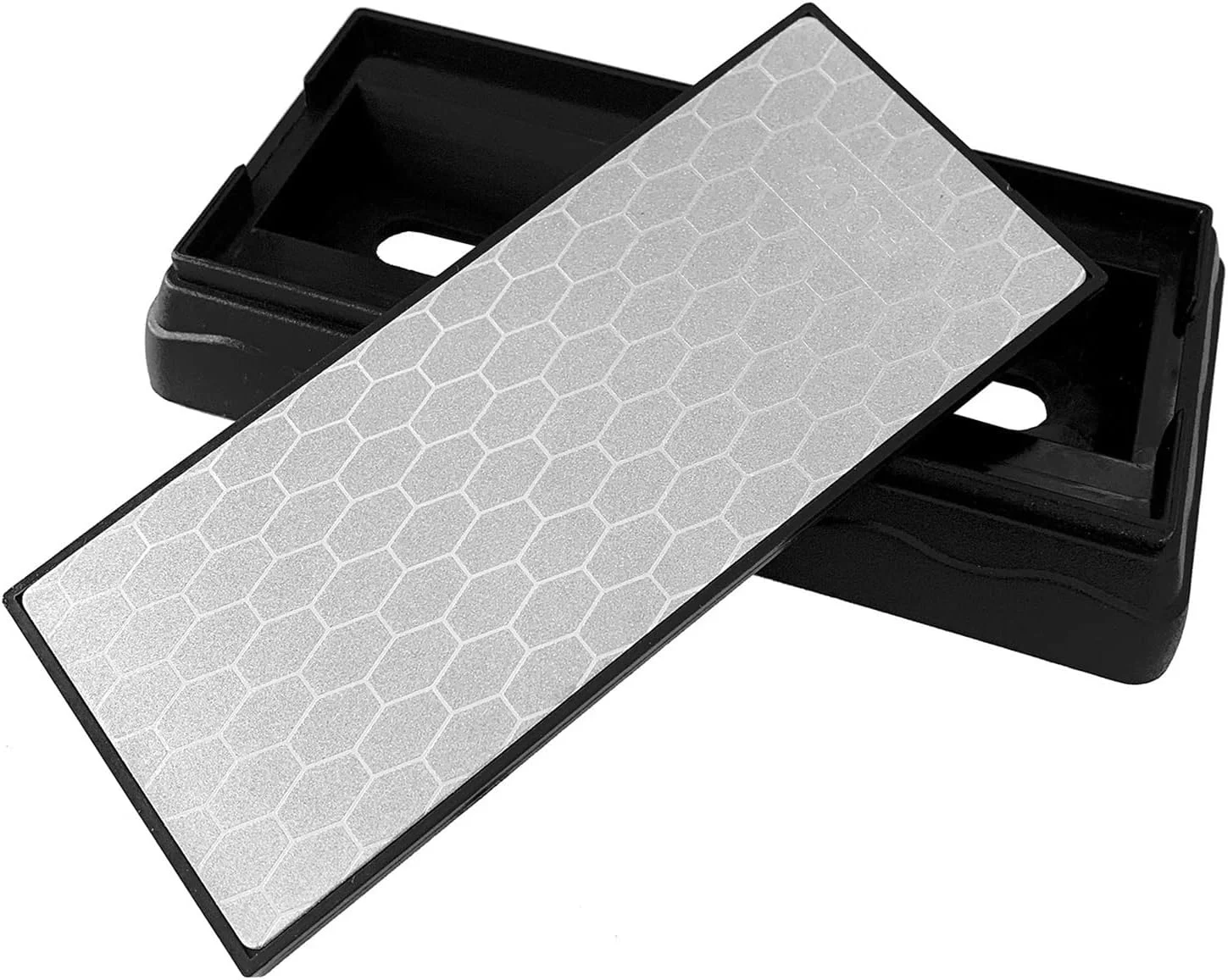 تیزکننده چاقو دو طرفه الماسه AUEMNUR، سنگ تیز کننده، ست سنگ تیزکن چاقو