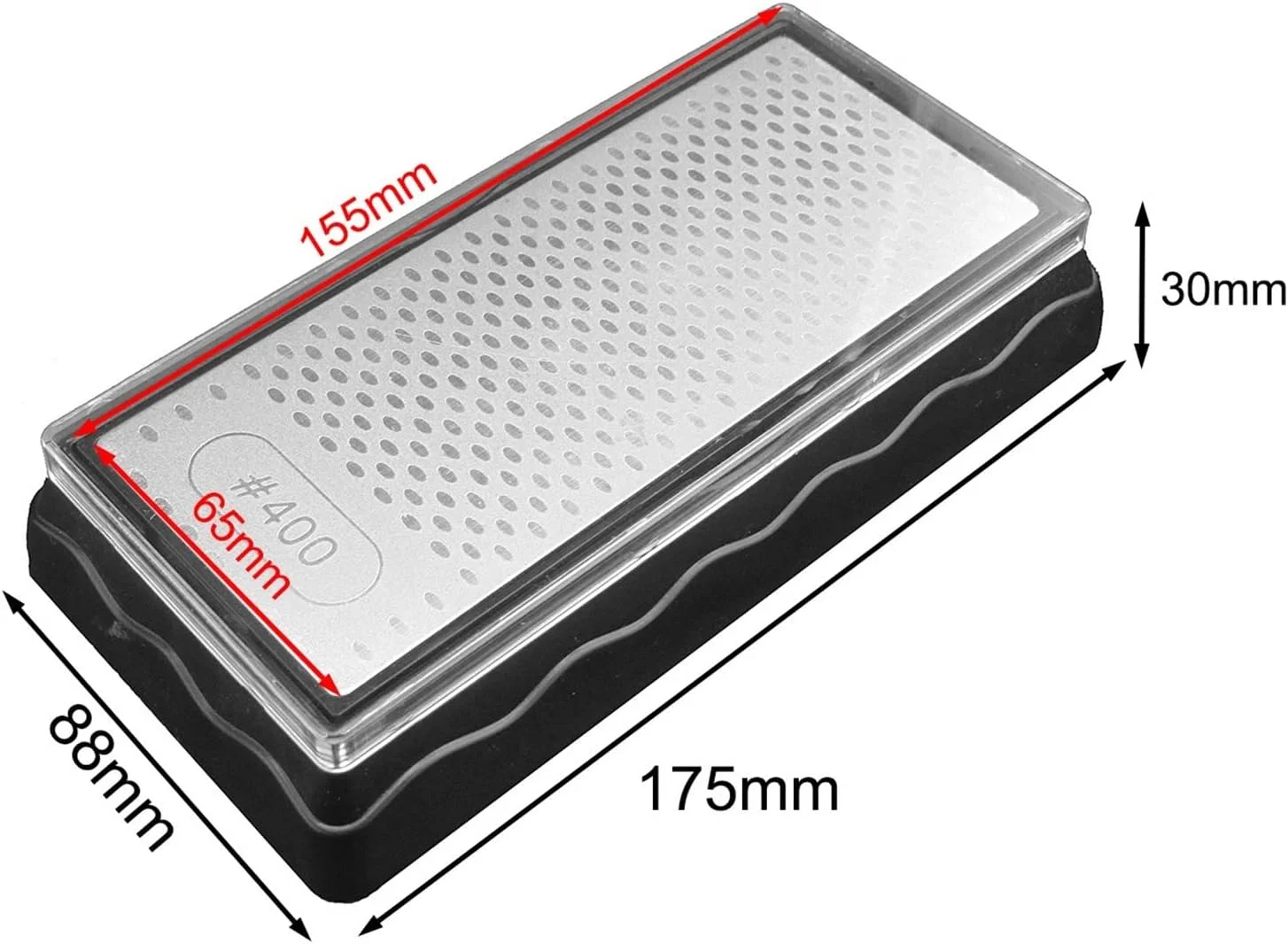 تیزکننده چاقو دو طرفه الماسه AUEMNUR، سنگ تیز کننده، ست سنگ تیزکن چاقو