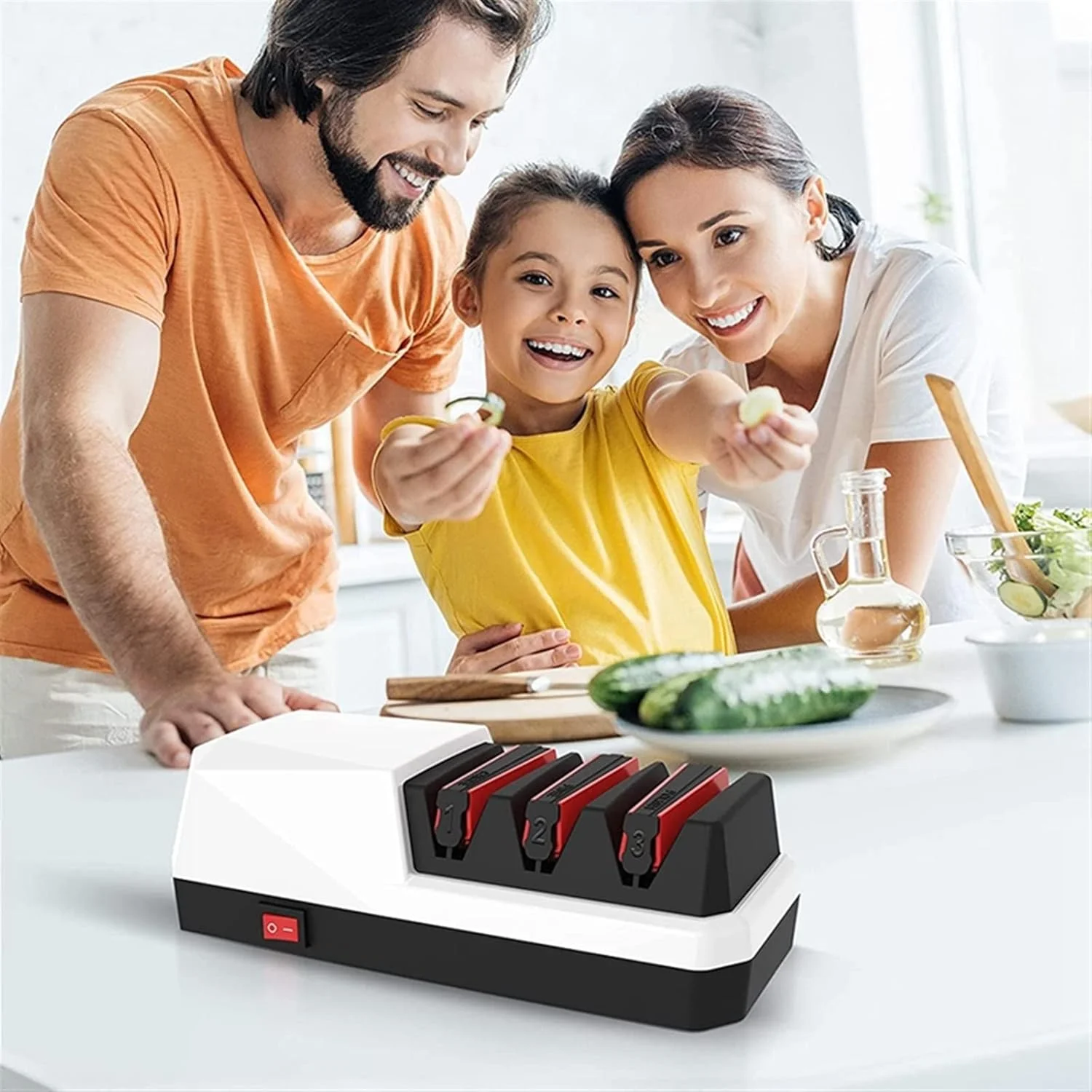 تیزکننده چاقو برقی AUEMNUR، آسیاب چاقو برقی، آسیاب چاقو برقی با دوشاخه