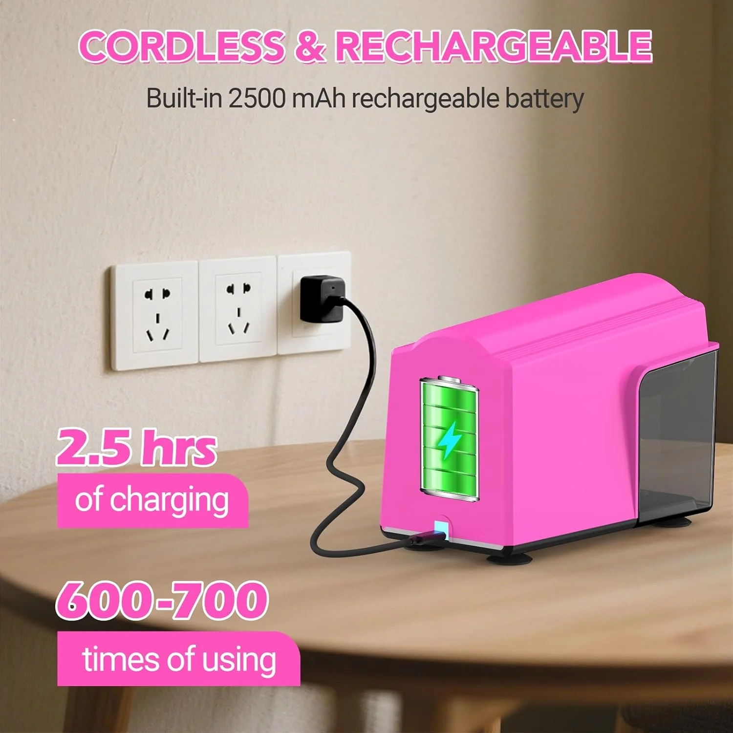 مداد تراش شارژی AFMAT مدل PSD4PK