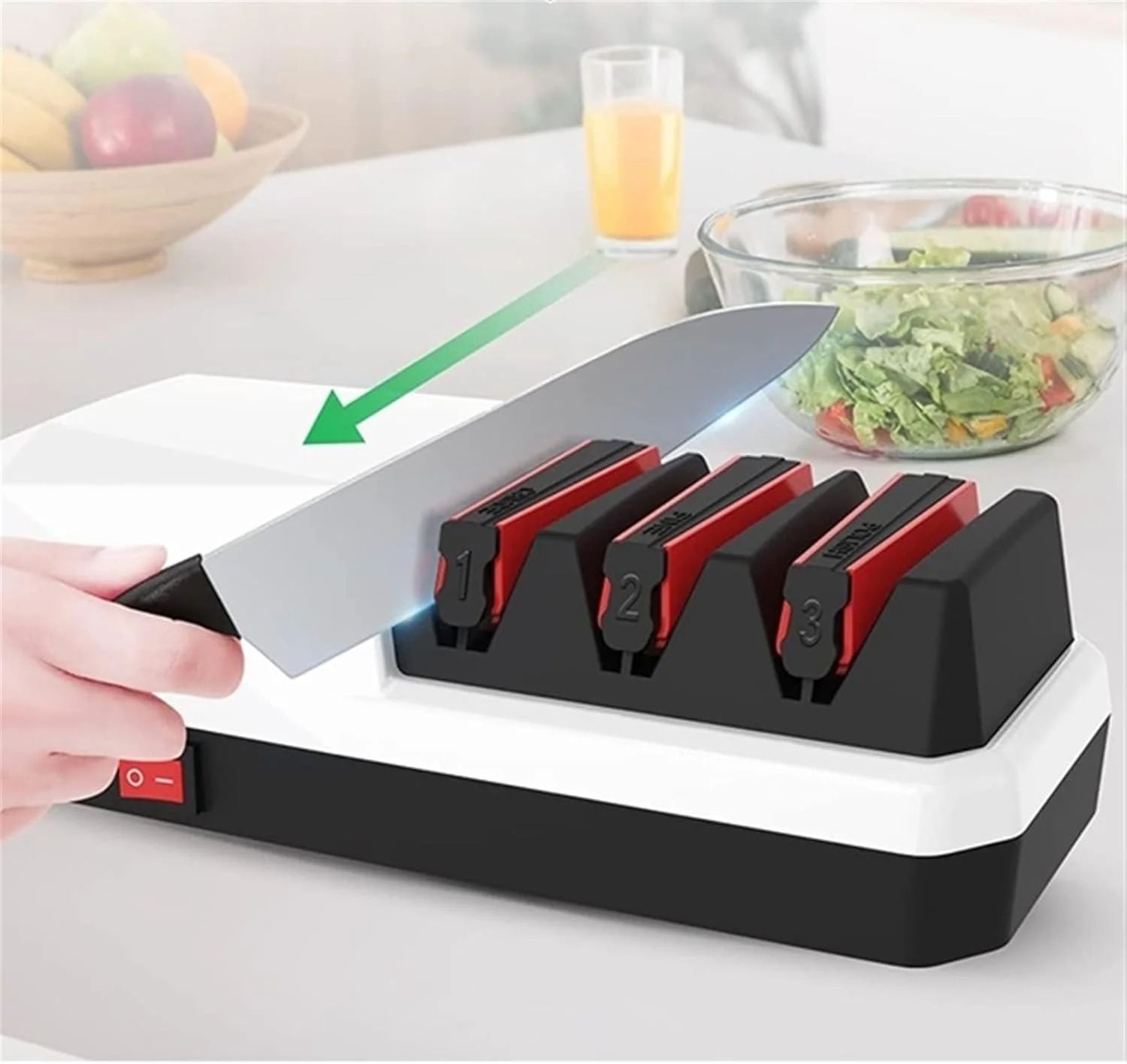 تیزکننده چاقو برقی AUEMNUR، آسیاب چاقو برقی، آسیاب چاقو برقی با دوشاخه تیزکننده چاقو برقی AUEMNUR، آسیاب چاقو برقی، آسیاب چاقو برقی با دوشاخه