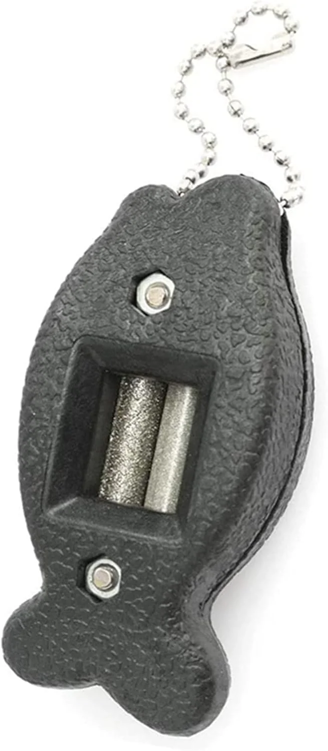 تیز کننده لبه تیغه اسکیت یخی AUEMNUR، ابزار تیز کننده دستی دو طرفه الماسه با زنجیر کلید تیز کننده لبه تیغه اسکیت یخی AUEMNUR، ابزار تیز کننده دستی دو طرفه الماسه با زنجیر کلید