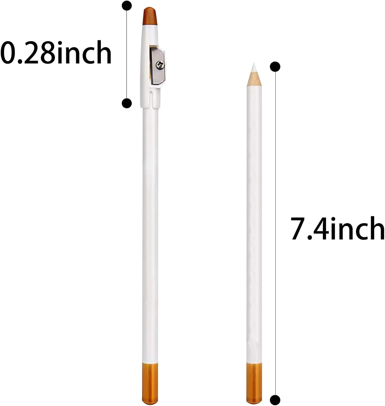 مداد آرایشگری AOVNA دو عددی با تراش داخلی، مداد خط زن مو، مداد حالت دهنده ریش، ابزار آرایش و پیرایش مردانه برای بهبود موهای صورت مداد آرایشگری AOVNA دو عددی با تراش داخلی، مداد خط زن مو، مداد حالت دهنده ریش، ابزار آرایش و پیرایش مردانه برای بهبود موهای صورت