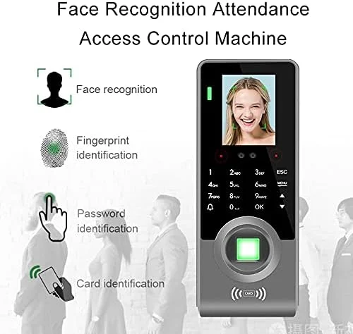 HAIRA Clock In Clock Out Machine Face Fingerprint Attendance Access Control Keypad Access Control System Touch Doorbell Access Control Device Machine For Enterprise