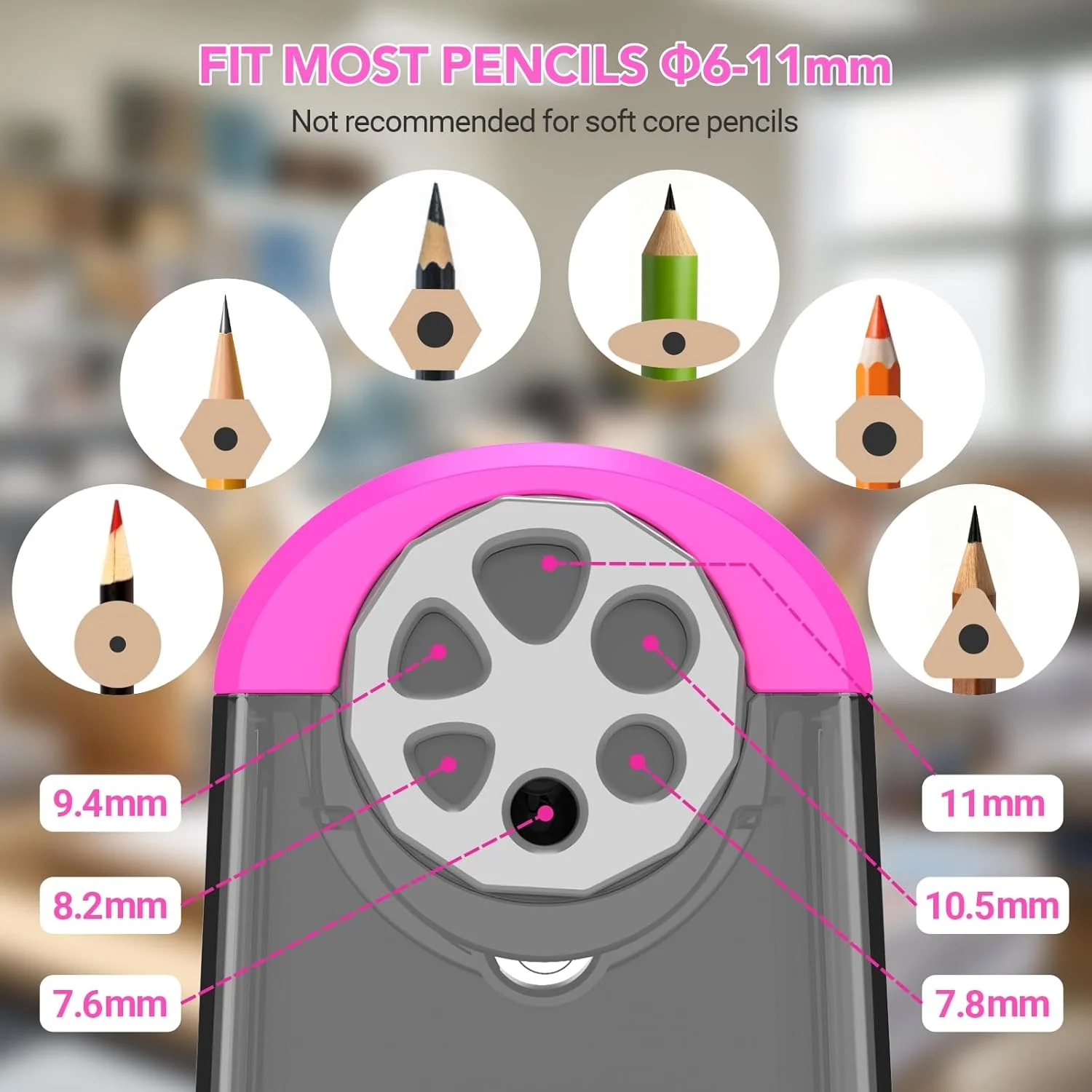 مداد تراش شارژی AFMAT مدل PSD2PK