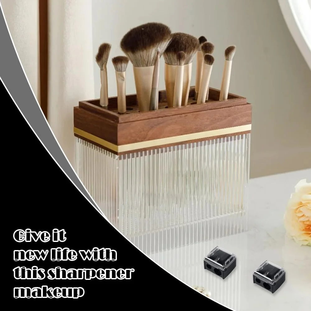 تراش آرایشی دو سر 4 عددی، تراش خط چشم، ابرو و خط لب برای لوازم آرایشی تراش آرایشی دو سر 4 عددی، تراش خط چشم، ابرو و خط لب برای لوازم آرایشی