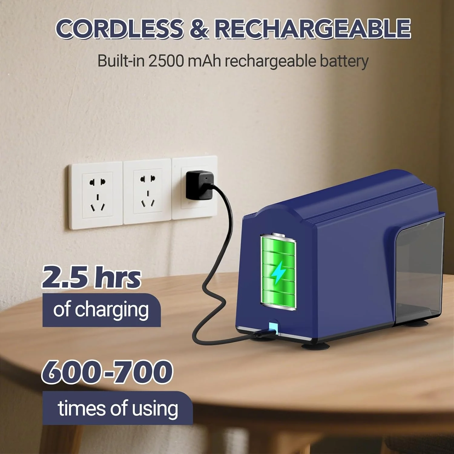 مداد تراش شارژی AFMAT مدل PSD4BL