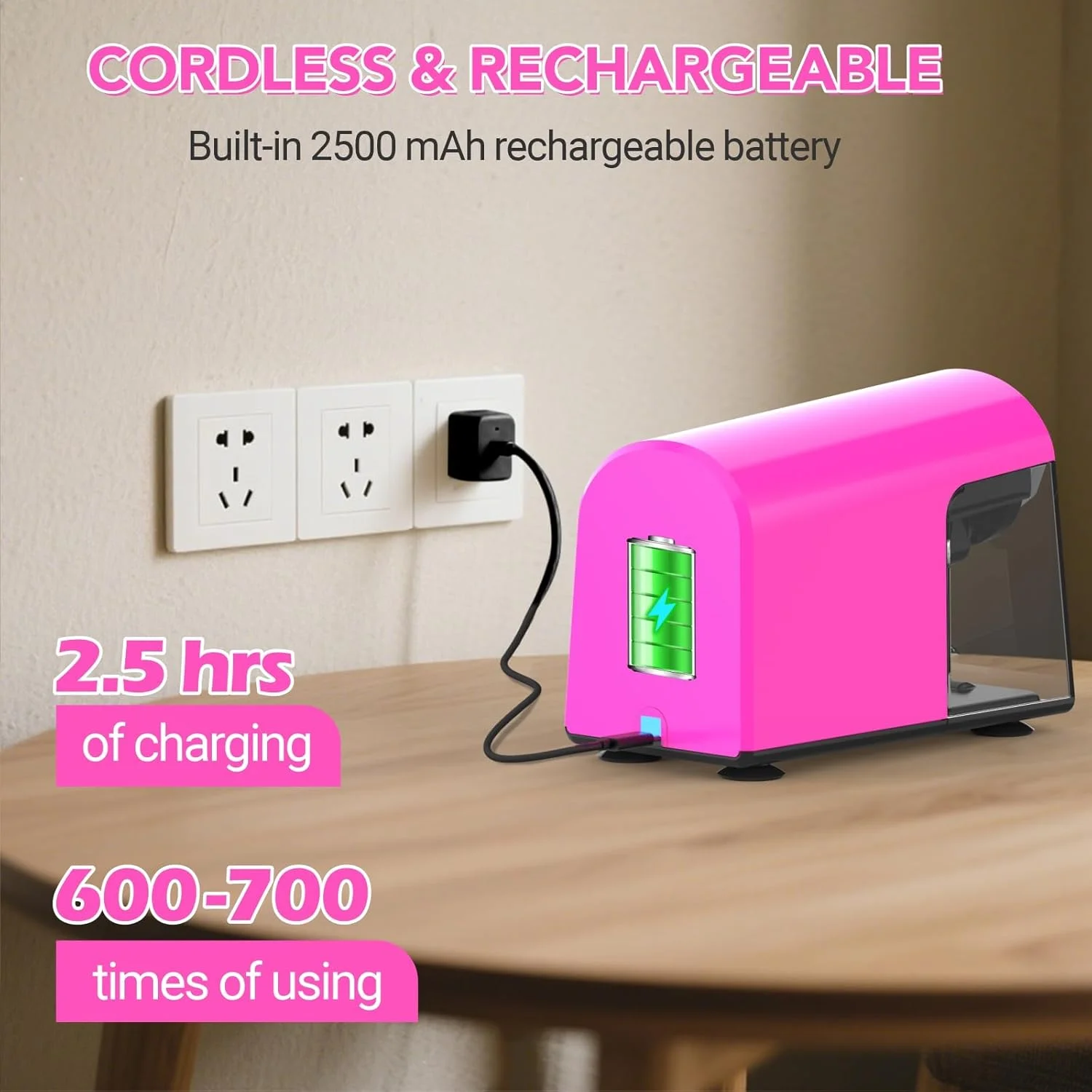 مداد تراش شارژی AFMAT مدل PSD2PK