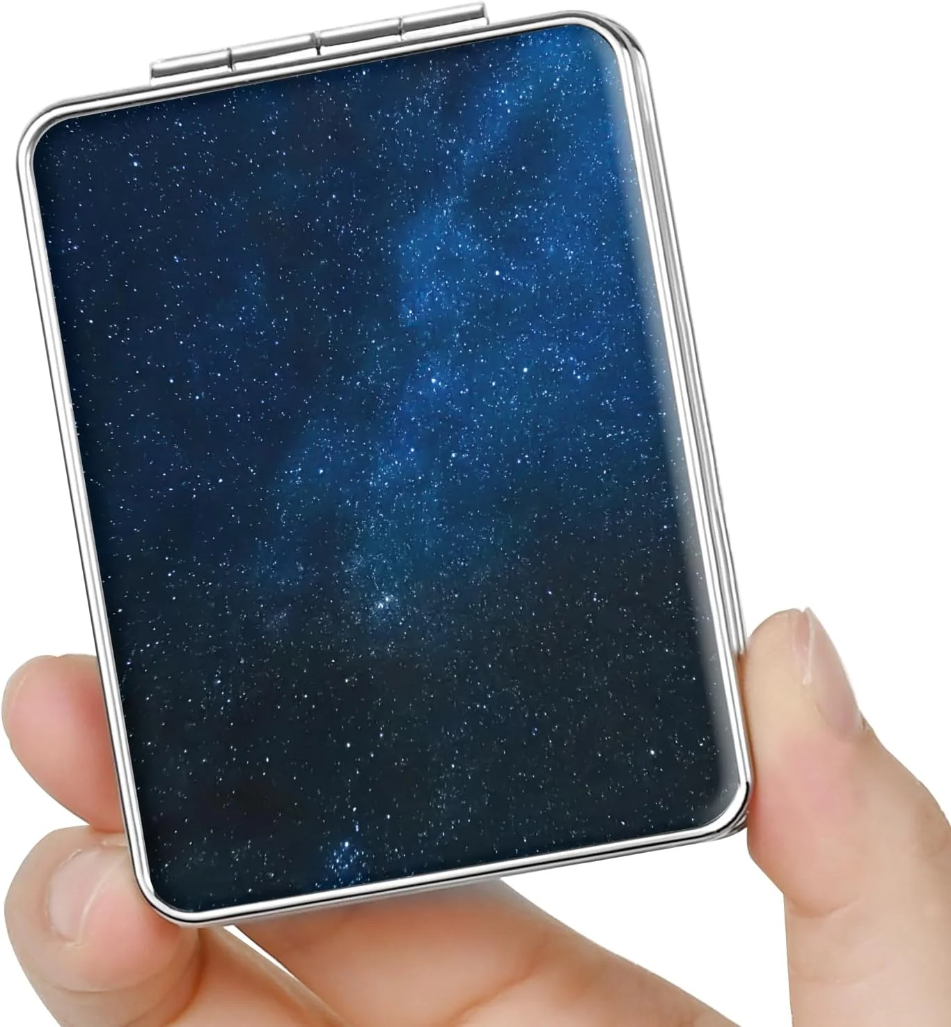 آینه جیبی dcdcee، آینه مسافرتی کوچک با بزرگنمایی، آینه آرایشی دو طرفه قابل حمل برای استفاده روزانه (طرح ستاره) آینه جیبی dcdcee، آینه مسافرتی کوچک با بزرگنمایی، آینه آرایشی دو طرفه قابل حمل برای استفاده روزانه (طرح ستاره)