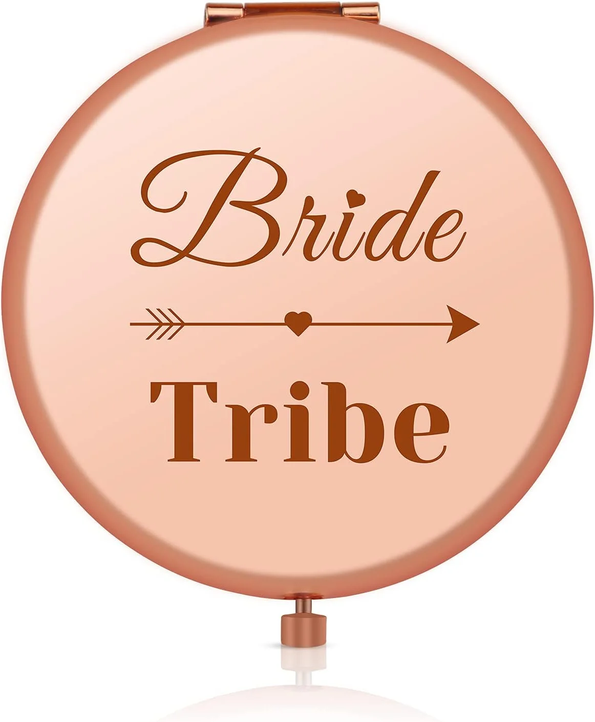 Jielahua Bride Tribe Gift Bridal Shower Gift Bridesmaid Proposal Gifts Wifey Gift Bridesmaid Gifts for Wedding Compact Pocket Makeup Mirror for Fiancee Women Friend Sister Bride to Be Gifts for Her