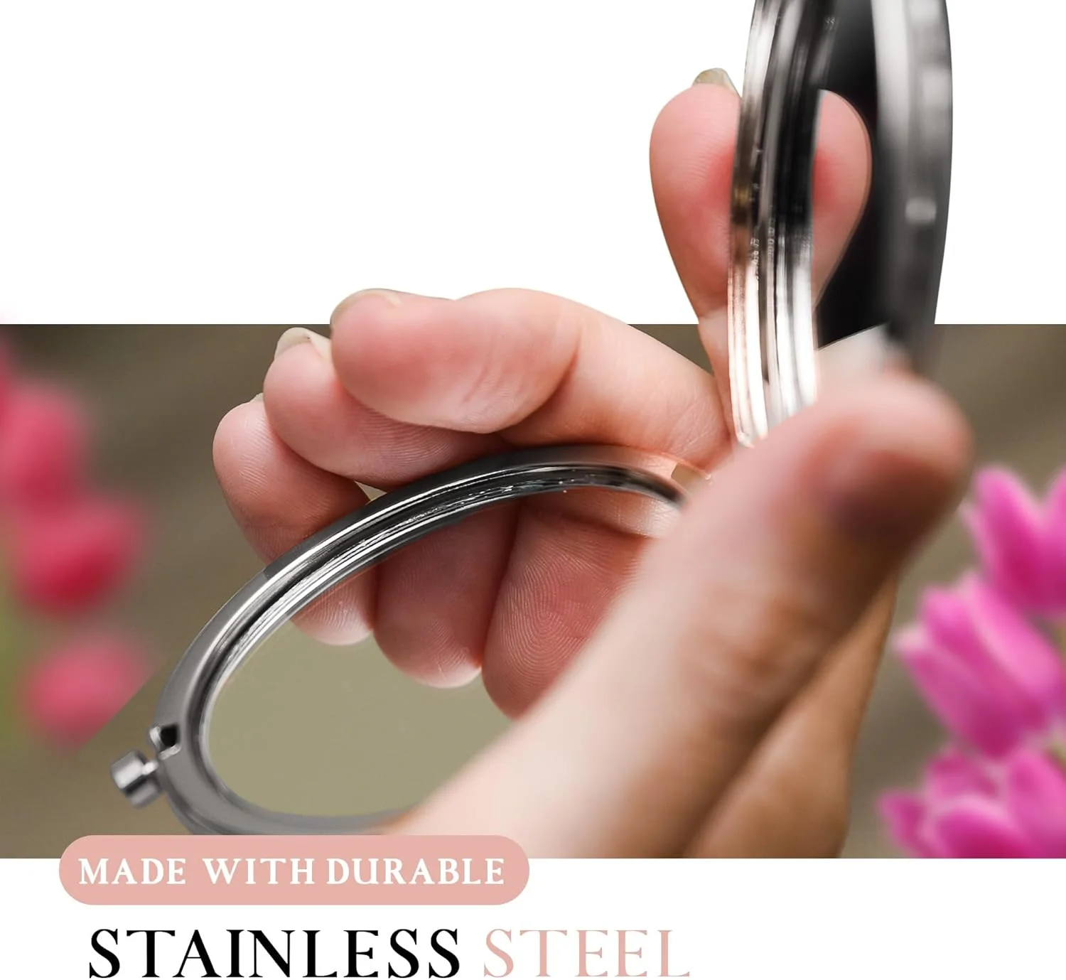 هدیه ای از طرف دختر به مادر عروس، آینه جیبی، هدیه ای از طرف پسر به مادر داماد، هدیه ای احساسی برای مادر، هدیه تولد برای مادر از طرف دختر، هدیه شخصی سازی شده برای مادر (S)