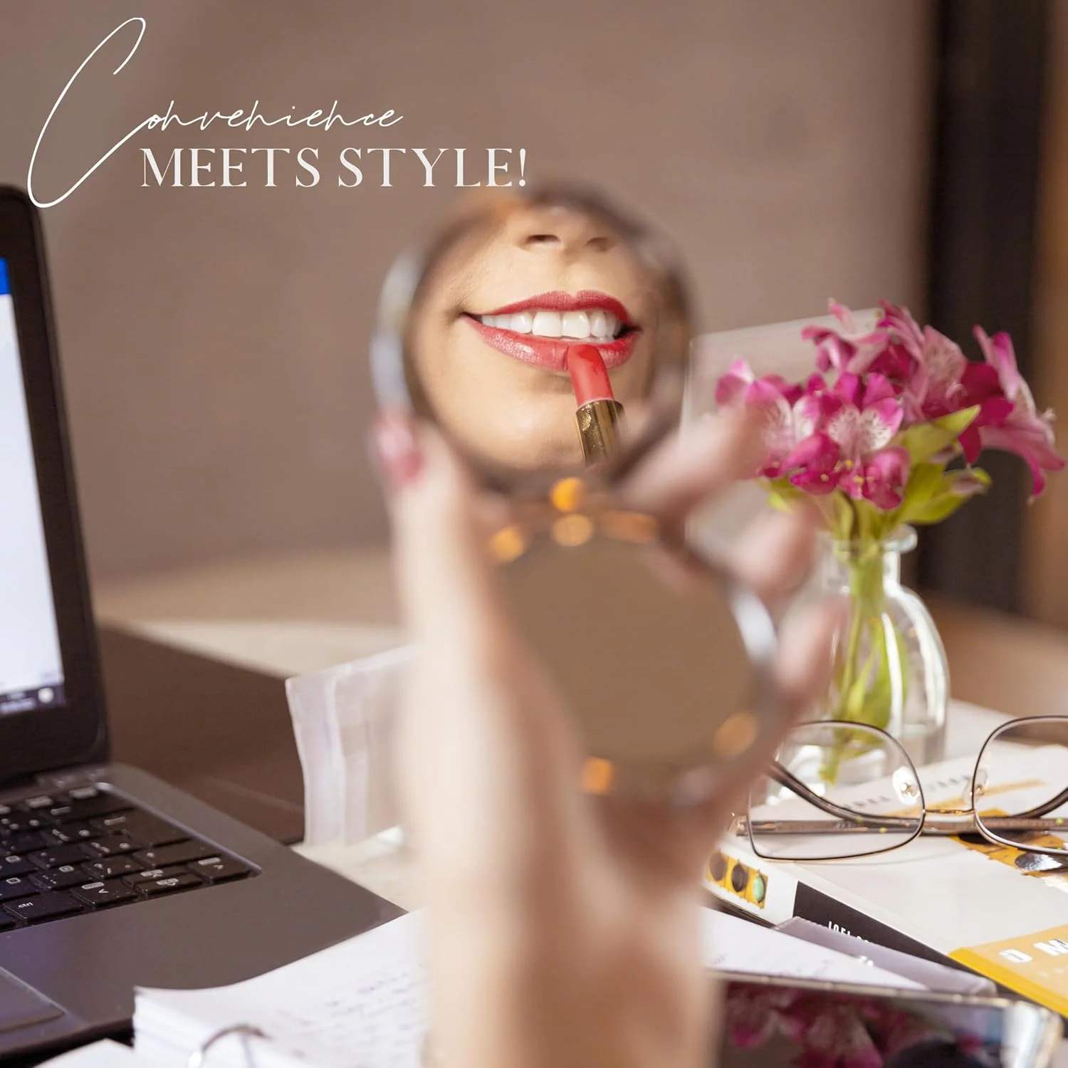 هدیه ای از طرف دختر به مادر عروس، آینه جیبی، هدیه ای از طرف پسر به مادر داماد، هدیه ای احساسی برای مادر، هدیه تولد برای مادر از طرف دختر، هدیه شخصی سازی شده برای مادر (S)