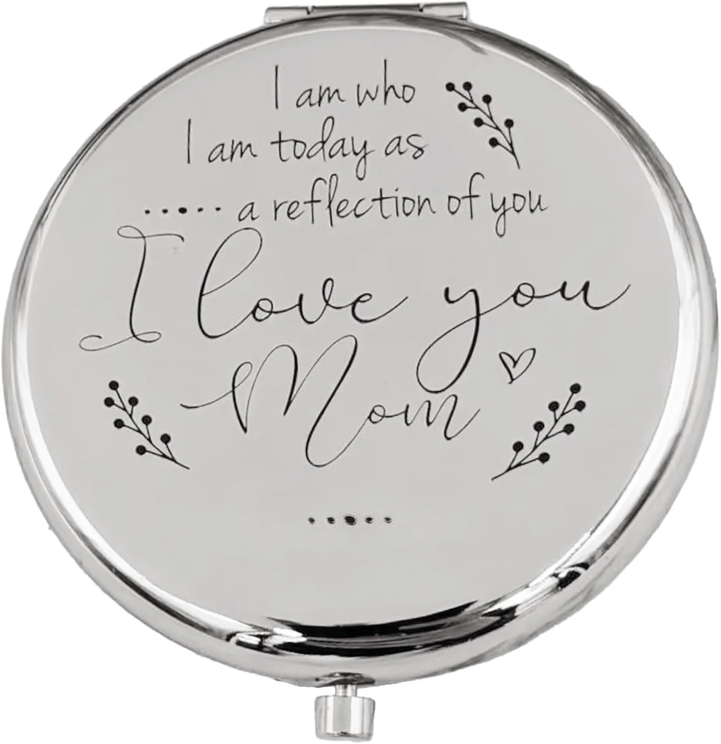 هدیه ای از طرف دختر به مادر عروس، آینه جیبی، هدیه ای از طرف پسر به مادر داماد، هدیه ای احساسی برای مادر، هدیه تولد برای مادر از طرف دختر، هدیه شخصی سازی شده برای مادر (S)