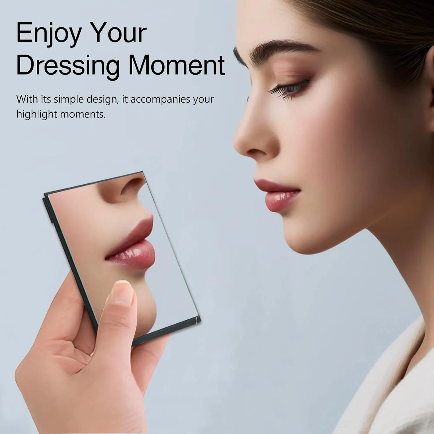 آینه مسافرتی تاشو و قابل حمل Kootinn، آینه مستطیلی فوق العاده نازک و قابل تنظیم برای کمپینگ و استفاده در منزل (11 × 7.4 سانتی متر) آینه مسافرتی تاشو و قابل حمل Kootinn، آینه مستطیلی فوق العاده نازک و قابل تنظیم برای کمپینگ و استفاده در منزل (11 × 7.4 سانتی متر)