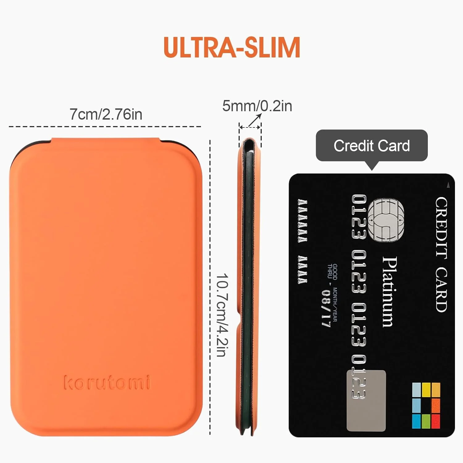 آینه دستی Korutomi، فوق العاده نازک و سبک، قابل حمل، تاشو، آینه مسافرتی جمع و جور برای کمپینگ، خانه، دفتر، آینه کوچک برای جیب و کیف، مناسب برای هدیه (صورتی)