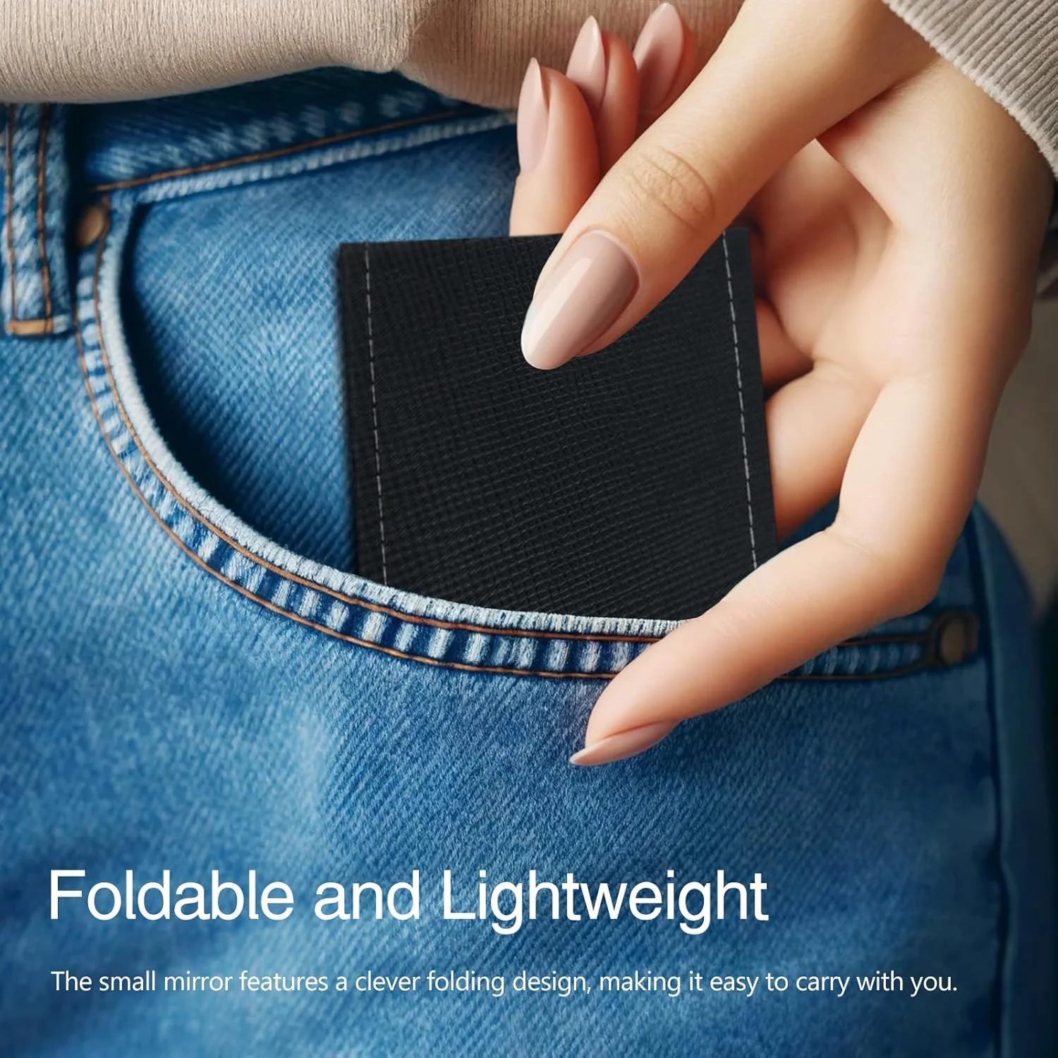 آینه مسافرتی تاشو و قابل حمل Kootinn، آینه مستطیلی فوق العاده نازک و قابل تنظیم برای کمپینگ و استفاده در منزل (11 × 7.4 سانتی متر) آینه مسافرتی تاشو و قابل حمل Kootinn، آینه مستطیلی فوق العاده نازک و قابل تنظیم برای کمپینگ و استفاده در منزل (11 × 7.4 سانتی متر)