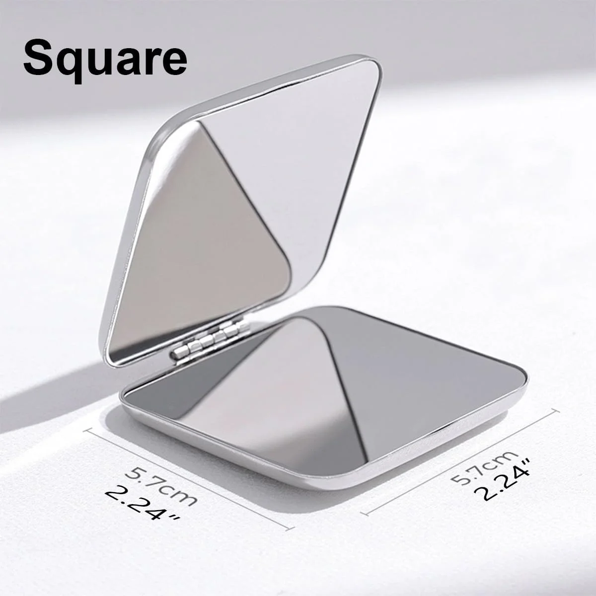 آینه آرایشی جیبی فلزی مربعی KUALEENG، هدیه ای برای مادر، آینه نقره ای قابل حمل برای کیف دستی، هدیه تولد برای مادر از طرف دختر یا پسر، آینه جمع و جور شخصی سازی شده دوستت دارم آینه آرایشی جیبی فلزی مربعی KUALEENG، هدیه ای برای مادر، آینه نقره ای قابل حمل برای کیف دستی، هدیه تولد برای مادر از طرف دختر یا پسر، آینه جمع و جور شخصی سازی شده دوستت دارم