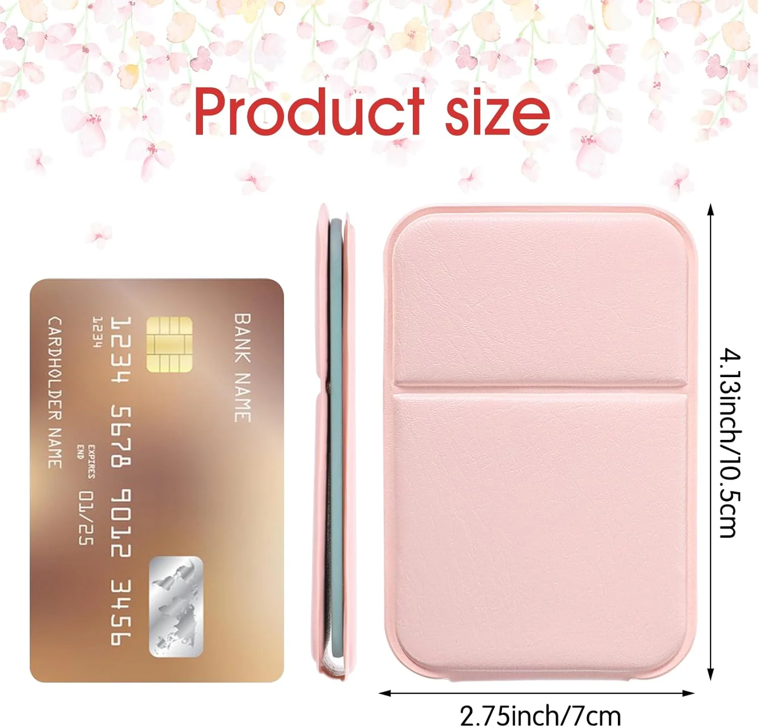 Kifmurase 2 Pack Foldable Makeup Mirror for Travel, Portable PU Leather Mirror Handheld Mirror with Adjustable Stand, Compact Ultrathin Pocket Mirror Folding Travel Mirror for Purse Vanity Table Gifts