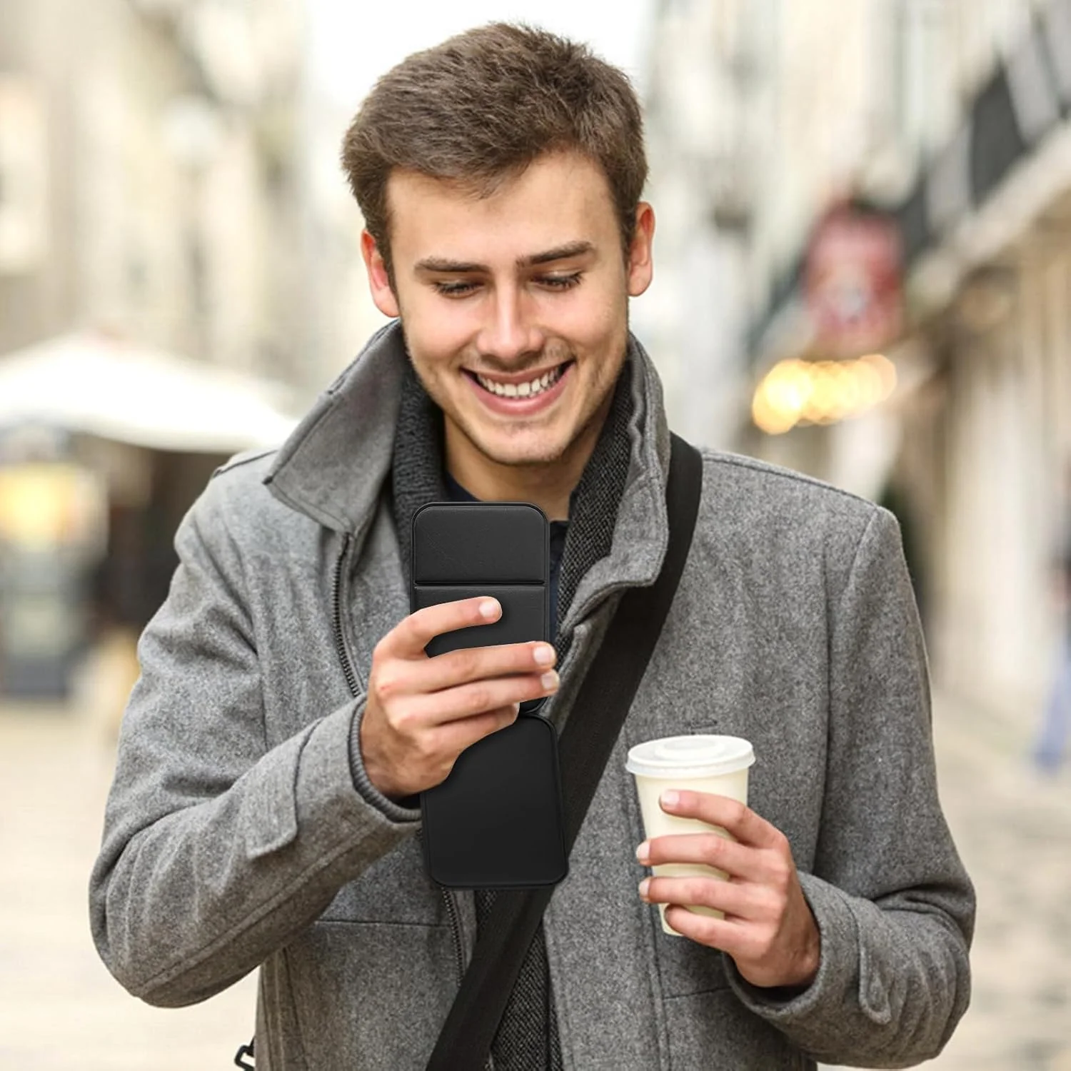 Kifmurase 2 Pack Foldable Makeup Mirror for Travel, Portable PU Leather Mirror Handheld Mirror with Adjustable Stand, Compact Ultrathin Pocket Mirror Folding Travel Mirror for Purse Vanity Table Gifts