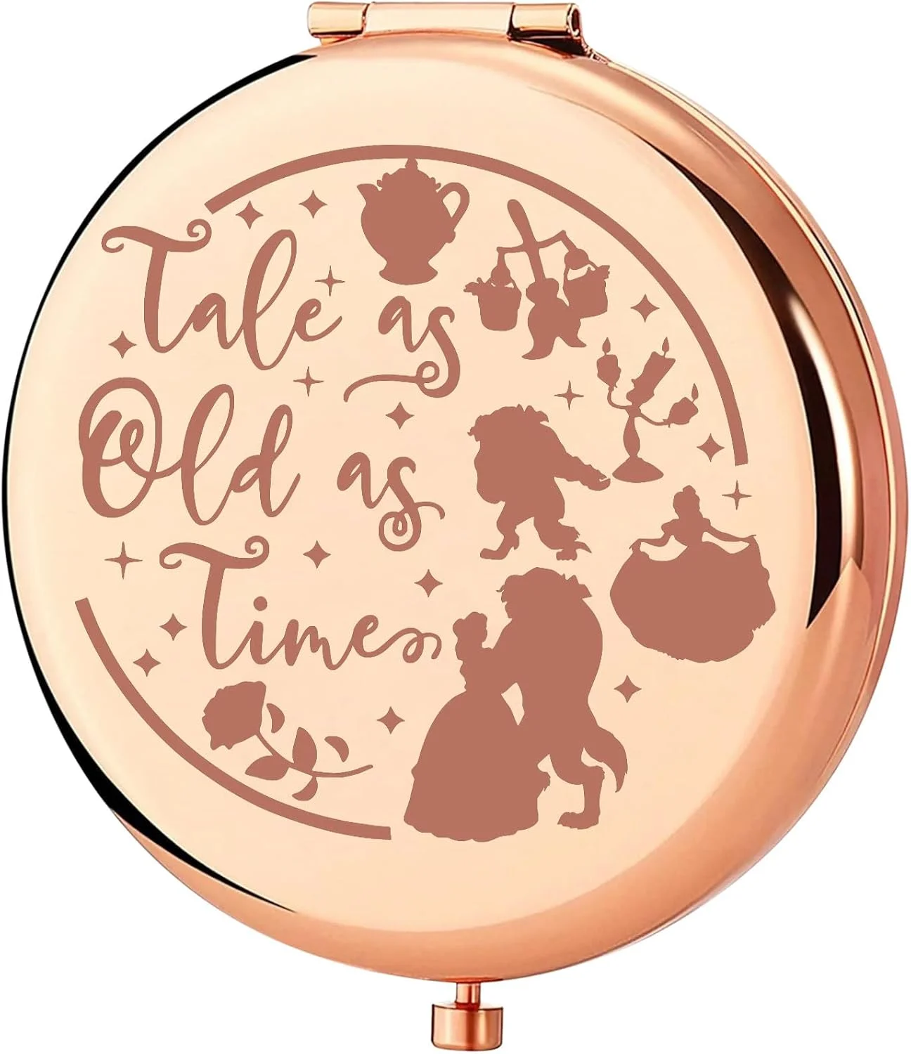 آینه جیبی پرنسس بل KEYCHIN، هدیه ای با طرح رز و زیبایی پرنسس، داستانی به قدمت زمان، آینه آرایشی جمع و جور بل، مرچ فیلم دیو و دلبر (طرح Tale As Old-RG) آینه جیبی پرنسس بل KEYCHIN، هدیه ای با طرح رز و زیبایی پرنسس، داستانی به قدمت زمان، آینه آرایشی جمع و جور بل، مرچ فیلم دیو و دلبر (طرح Tale As Old-RG)