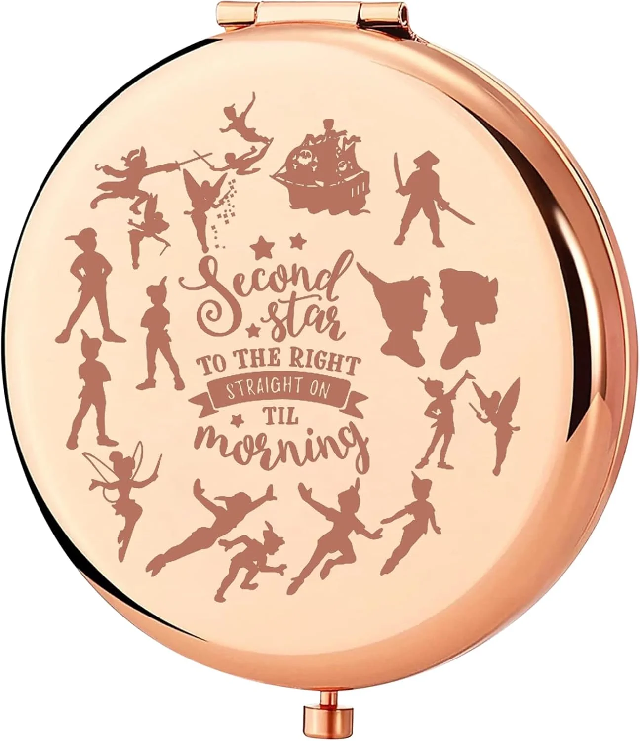 آینه جیبی پیتر و وندی KEYCHIN، هدیه ای برای طرفداران تینکر بل، ستاره دوم به سمت راست و مستقیم تا صبح، آینه جمع و جور تینکر بل، کالای پری پیکسی (ستاره دوم-RG) آینه جیبی پیتر و وندی KEYCHIN، هدیه ای برای طرفداران تینکر بل، ستاره دوم به سمت راست و مستقیم تا صبح، آینه جمع و جور تینکر بل، کالای پری پیکسی (ستاره دوم-RG)