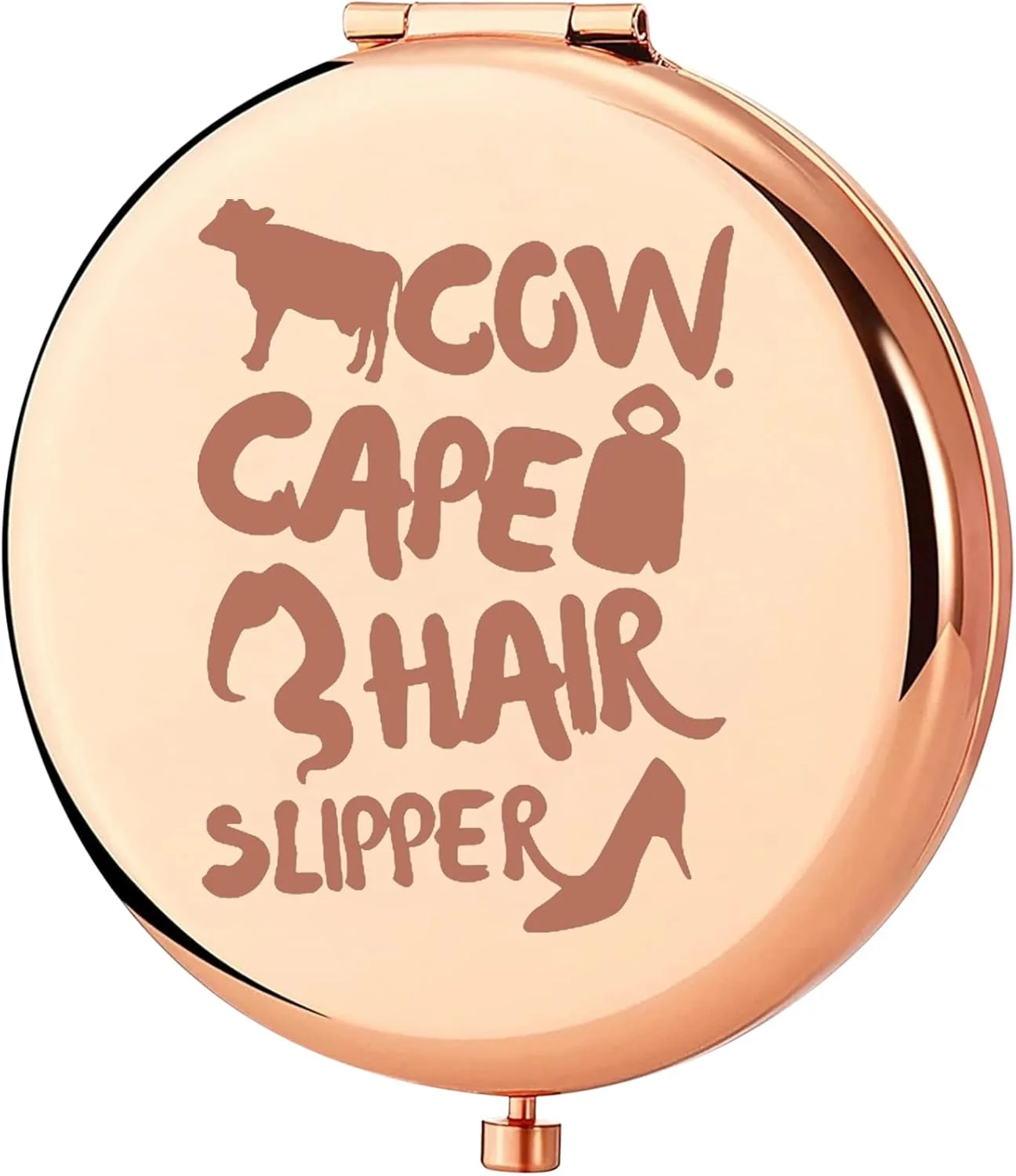 آینه جیبی موزیکال KEYCHIN طرح Into The Woods، هدیه ای برای طرفداران تئاتر برادوی، طرح گاو، شنل، دمپایی، آینه آرایشی جمع و جور، کالای Into The Woods (طرح شنل گاو - RG) آینه جیبی موزیکال KEYCHIN طرح Into The Woods، هدیه ای برای طرفداران تئاتر برادوی، طرح گاو، شنل، دمپایی، آینه آرایشی جمع و جور، کالای Into The Woods (طرح شنل گاو - RG)