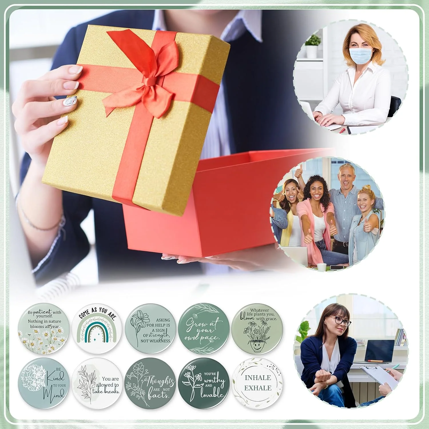 آینه جیبی کوچک انگیزشی کیگلی، بسته 30 عددی، مناسب هفته پرستاران نفرولوژی، هدیه ای برای قدردانی از بانوان، 7 سانتی متر، قابل حمل برای کیف دستی، هدیه سازمانی (سلامت روان سبز) آینه جیبی کوچک انگیزشی کیگلی، بسته 30 عددی، مناسب هفته پرستاران نفرولوژی، هدیه ای برای قدردانی از بانوان، 7 سانتی متر، قابل حمل برای کیف دستی، هدیه سازمانی (سلامت روان سبز)