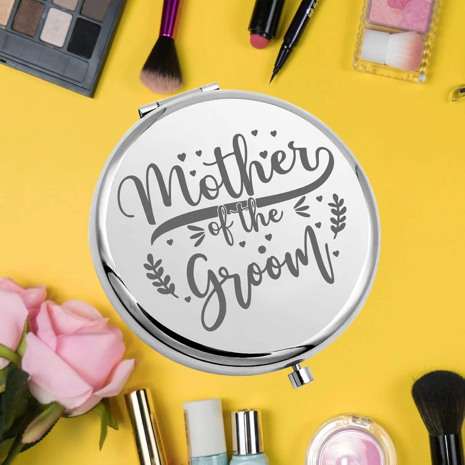 آینه جیبی مادر عروس/داماد KEYCHIN، هدیه یادگاری عروسی، آینه آرایشی جمع و جور مادرشوهر از طرف عروس/داماد (مادر داماد) آینه جیبی مادر عروس/داماد KEYCHIN، هدیه یادگاری عروسی، آینه آرایشی جمع و جور مادرشوهر از طرف عروس/داماد (مادر داماد)