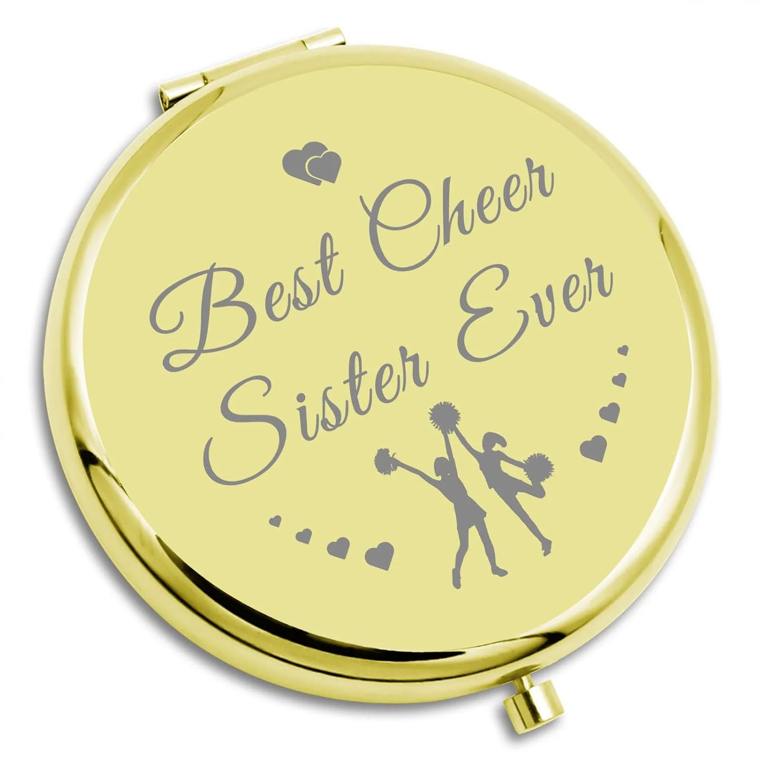 بهترین آینه آرایشی جمع و جور برای خواهر تشویق کننده، هدیه تشویق کنندگی، هدیه خواهر تشویق کننده برای تیم تشویق کننده، آینه جمع و جور، هدیه تولد کریسمس، هدیه برای دوست تشویق کننده، آینه آرایشی تاشو