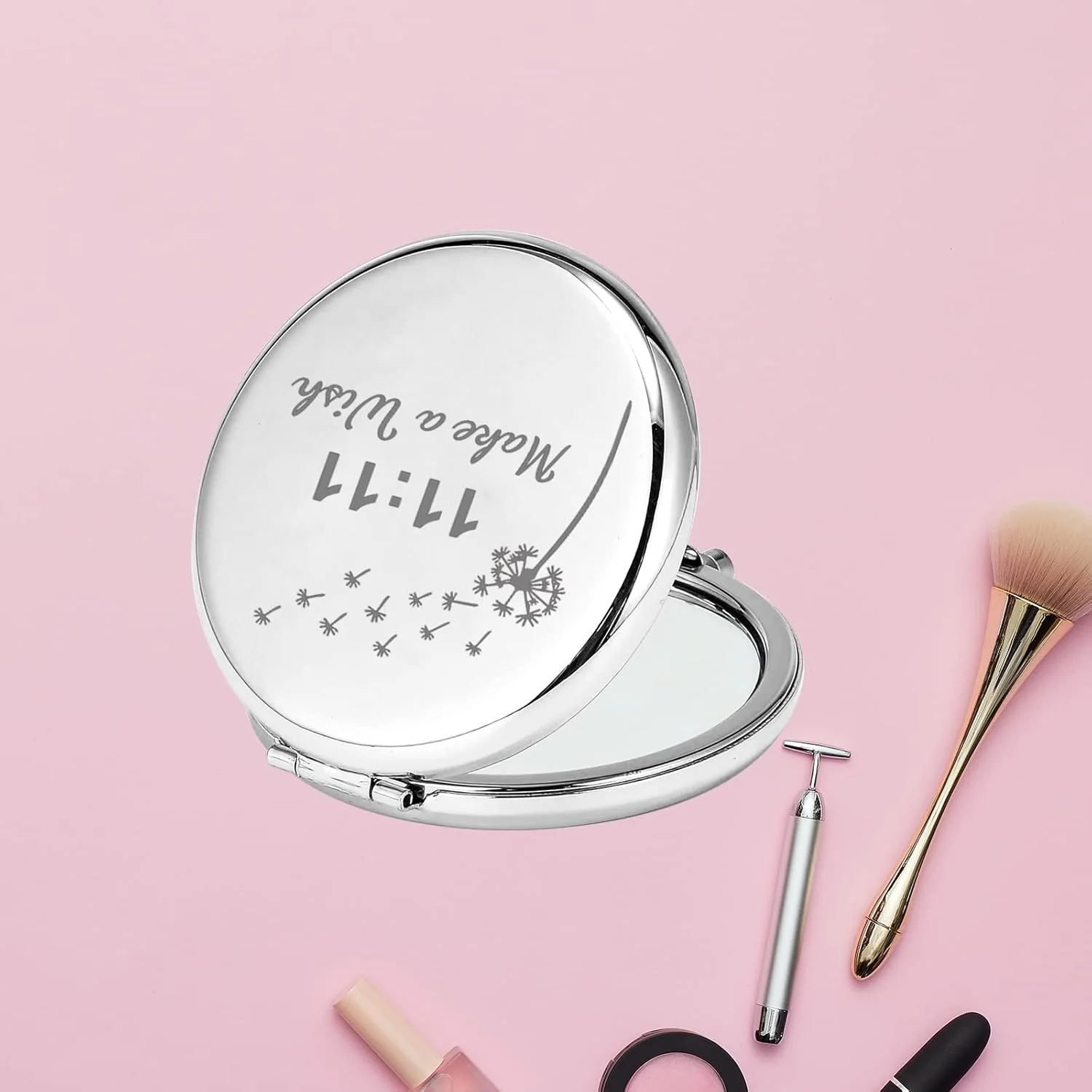 آینه جیبی آرزو قاصدک CHOORO هدیه 11:11 آینه جمع و جور آرزو کن هدیه معنوی برای دوستداران آرزو (آرزو کن-M) آینه جیبی آرزو قاصدک CHOORO هدیه 11:11 آینه جمع و جور آرزو کن هدیه معنوی برای دوستداران آرزو (آرزو کن-M)