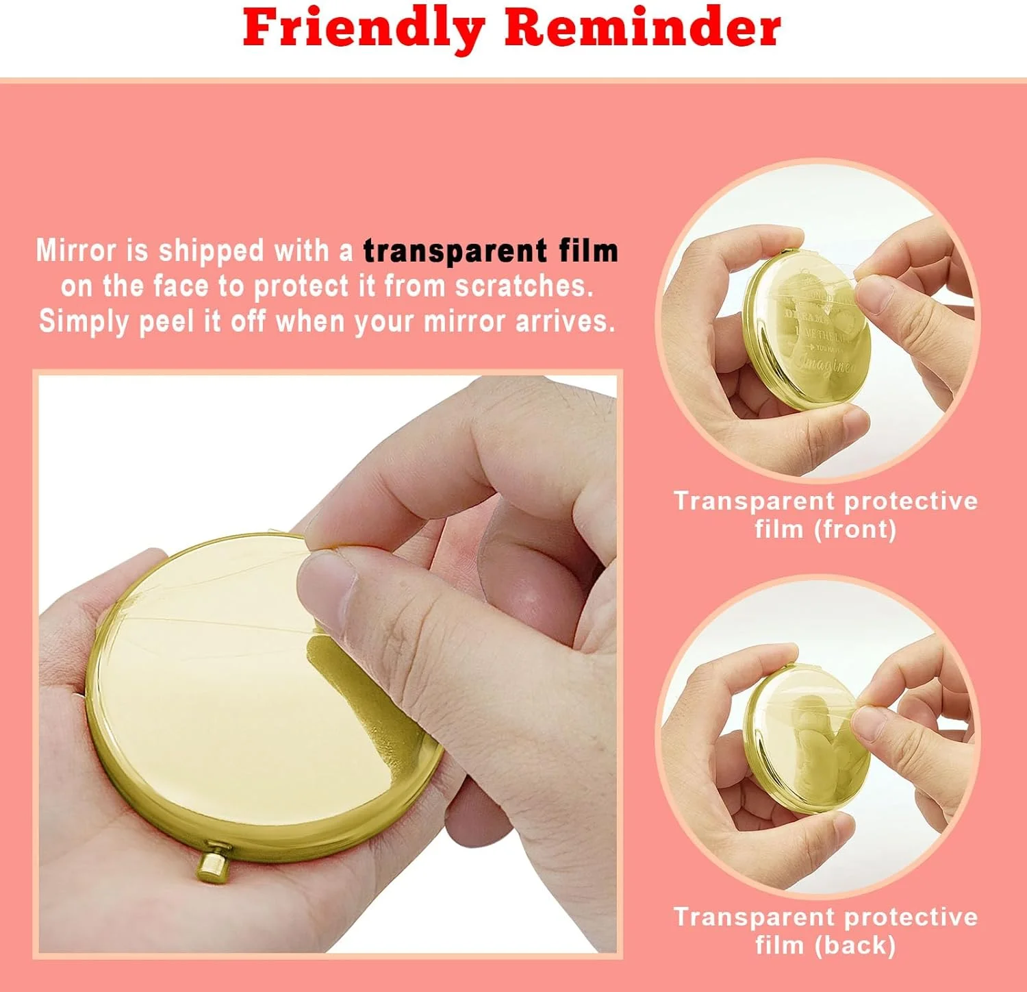 بهترین آینه آرایشی جمع و جور برای خواهر تشویق کننده، هدیه تشویق کنندگی، هدیه خواهر تشویق کننده برای تیم تشویق کننده، آینه جمع و جور، هدیه تولد کریسمس، هدیه برای دوست تشویق کننده، آینه آرایشی تاشو