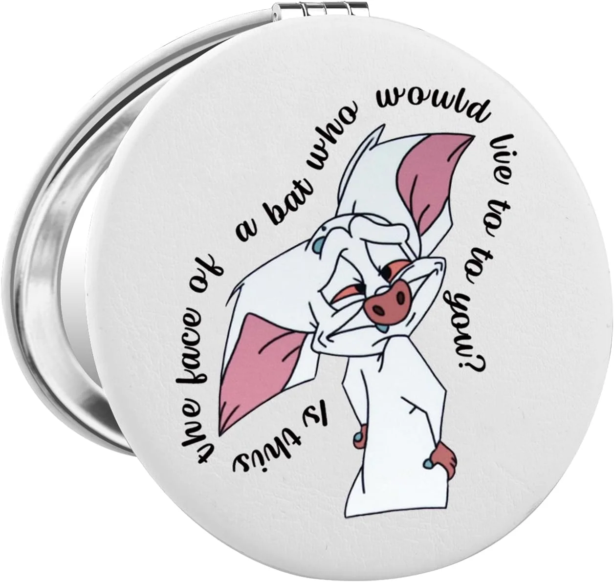 آینه جیبی الهام گرفته از فیلم کارتونی FAADBUK، هدیه ای برای دوستداران بارتوک خفاش، هدیه بارتوک برای او (آینه خفاش) آینه جیبی الهام گرفته از فیلم کارتونی FAADBUK، هدیه ای برای دوستداران بارتوک خفاش، هدیه بارتوک برای او (آینه خفاش)