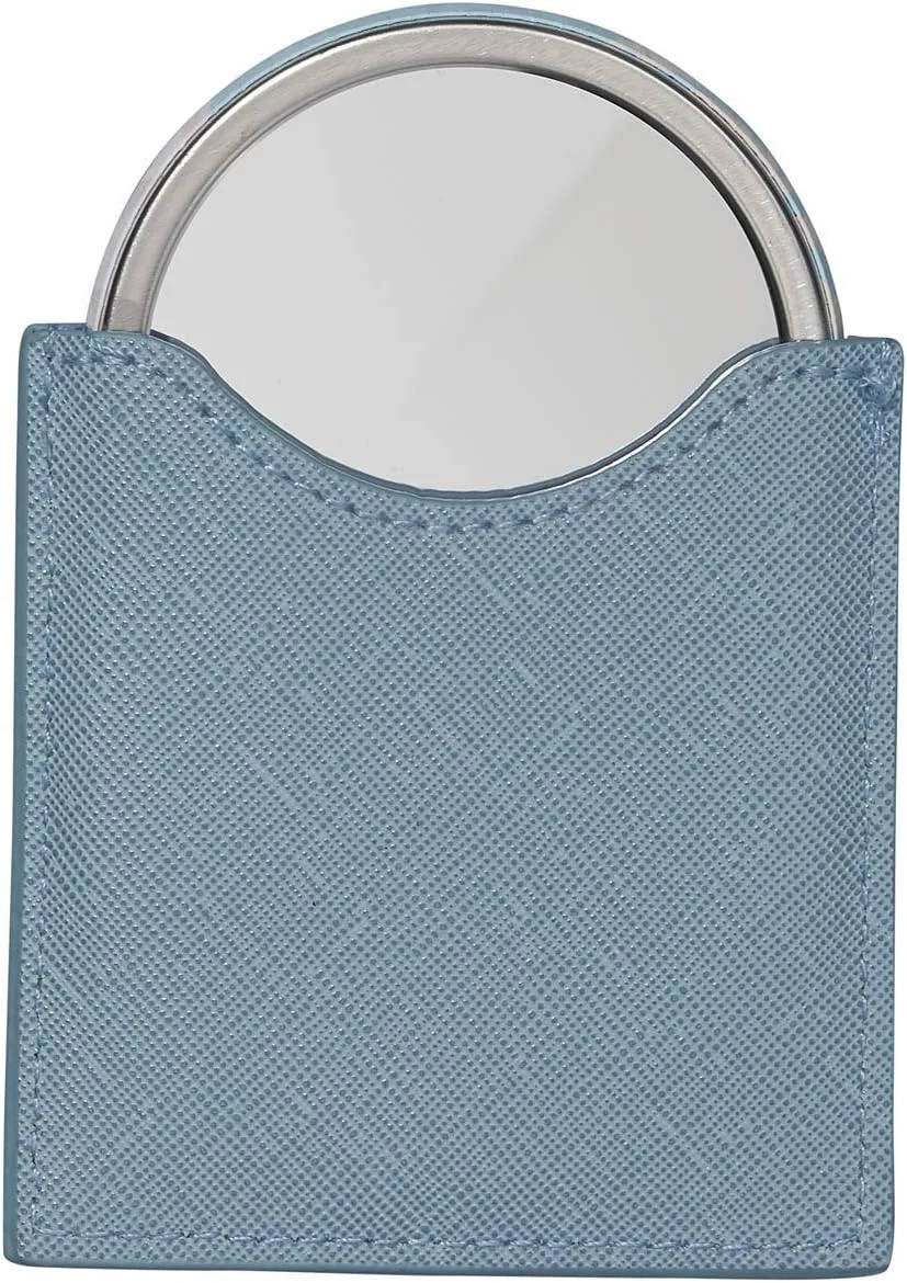 دراگر پاریس 1886 - آینه جیبی گرد - قابل حمل در هر مکان و هر مناسبت - ابعاد 8.5 سانتی متر در 8 سانتی متر