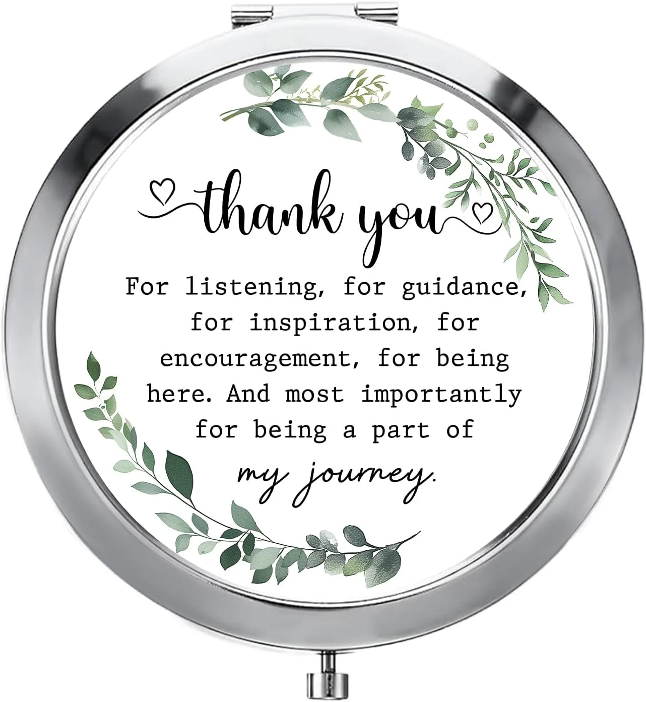 آینه جیبی با نوشته تشکر GAOLZIUY، هدیه ای برای قدردانی از زنان، هدیه خداحافظی برای دوستان، همکاران، خواهر، معلم، پرستار