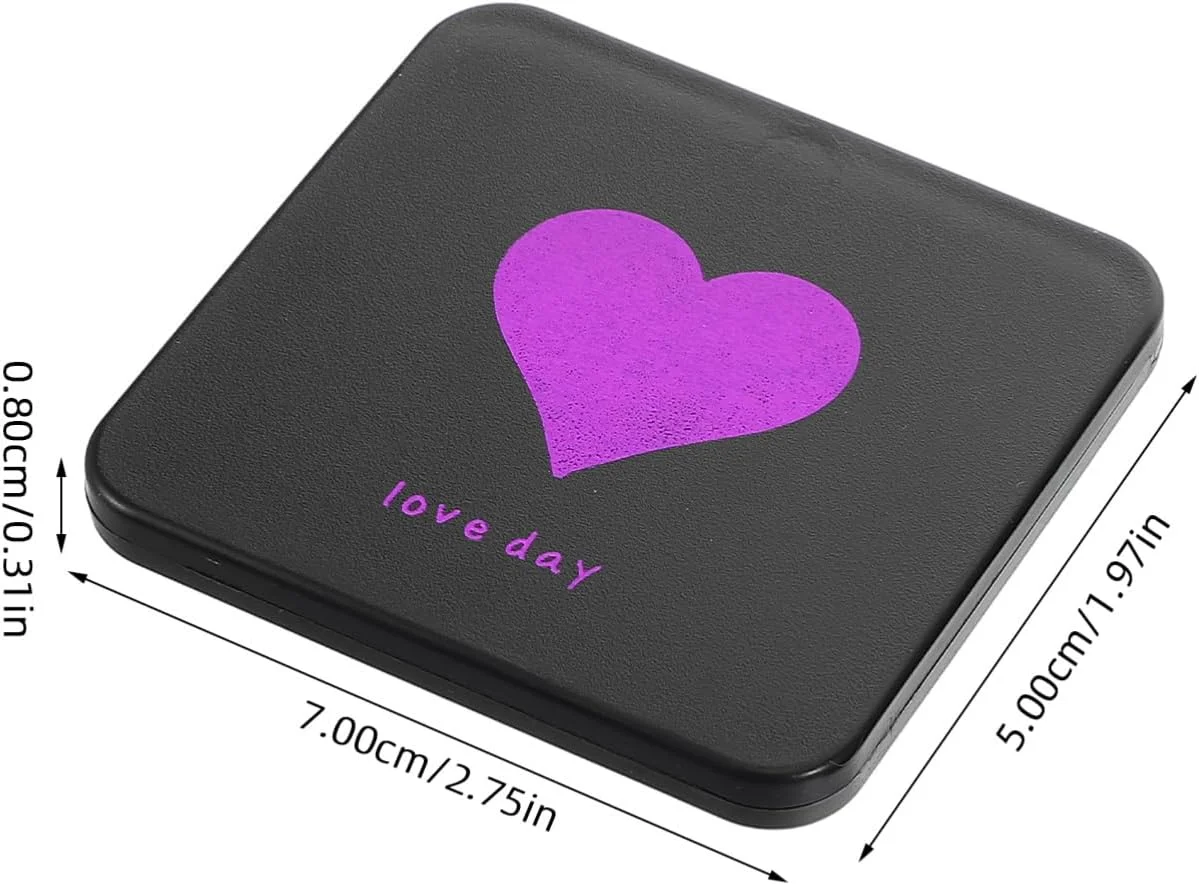 آینه آرایشی تاشو دو طرفه FRCOLOR، 2 عدد، کوچک و قابل حمل، مناسب سفر، اداره و استفاده در فضای باز