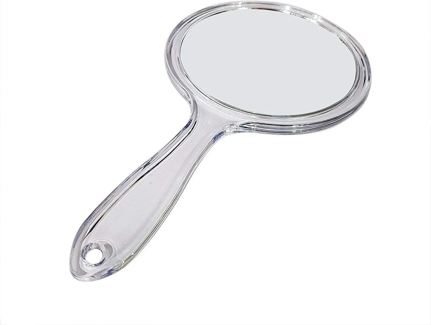 آینه دستی Foreign Holics برای آرایش بانوان و دختران (1 عدد) (سفید) آینه دستی Foreign Holics برای آرایش بانوان و دختران (1 عدد) (سفید)