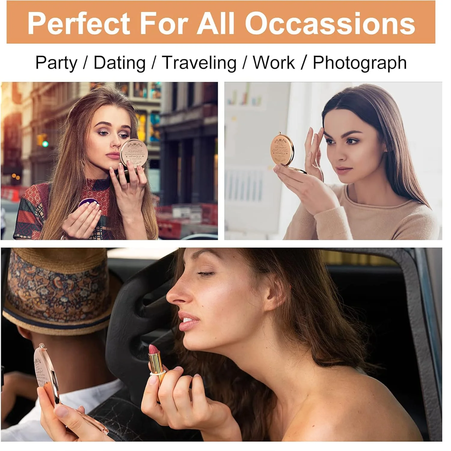 آینه جیبی رزگلد GAOLZIUY، هدیه ای عالی برای دختر عمه، دختر خاله، دختر دایی و دختر عمو، هدیه تولد، کریسمس و فارغ التحصیلی برای بهترین دختر فامیل، آینه آرایشی آینه جیبی رزگلد GAOLZIUY، هدیه ای عالی برای دختر عمه، دختر خاله، دختر دایی و دختر عمو، هدیه تولد، کریسمس و فارغ التحصیلی برای بهترین دختر فامیل، آینه آرایشی